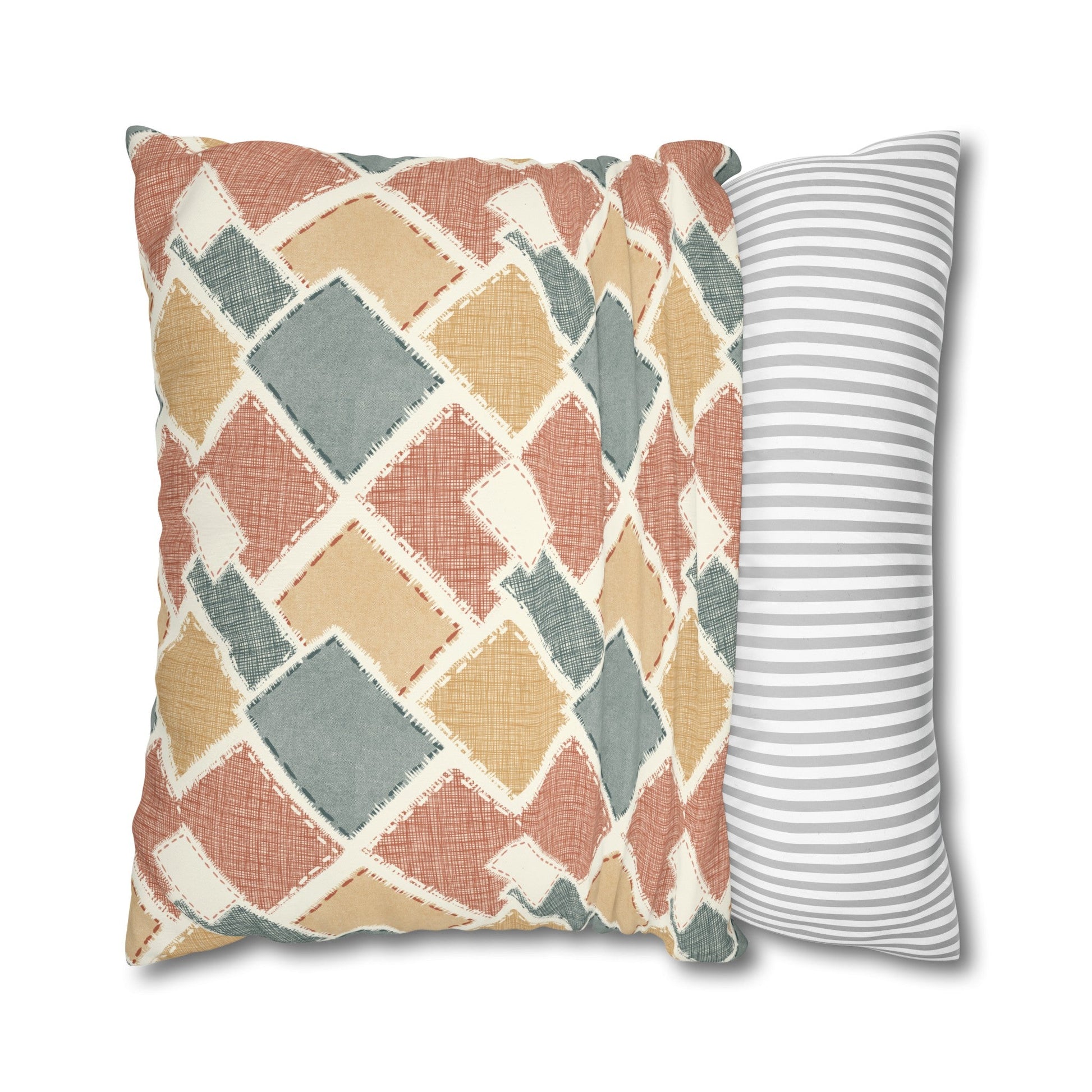 Native Patches Collection - hand drawn artwork - protea cushion - Solei Designs