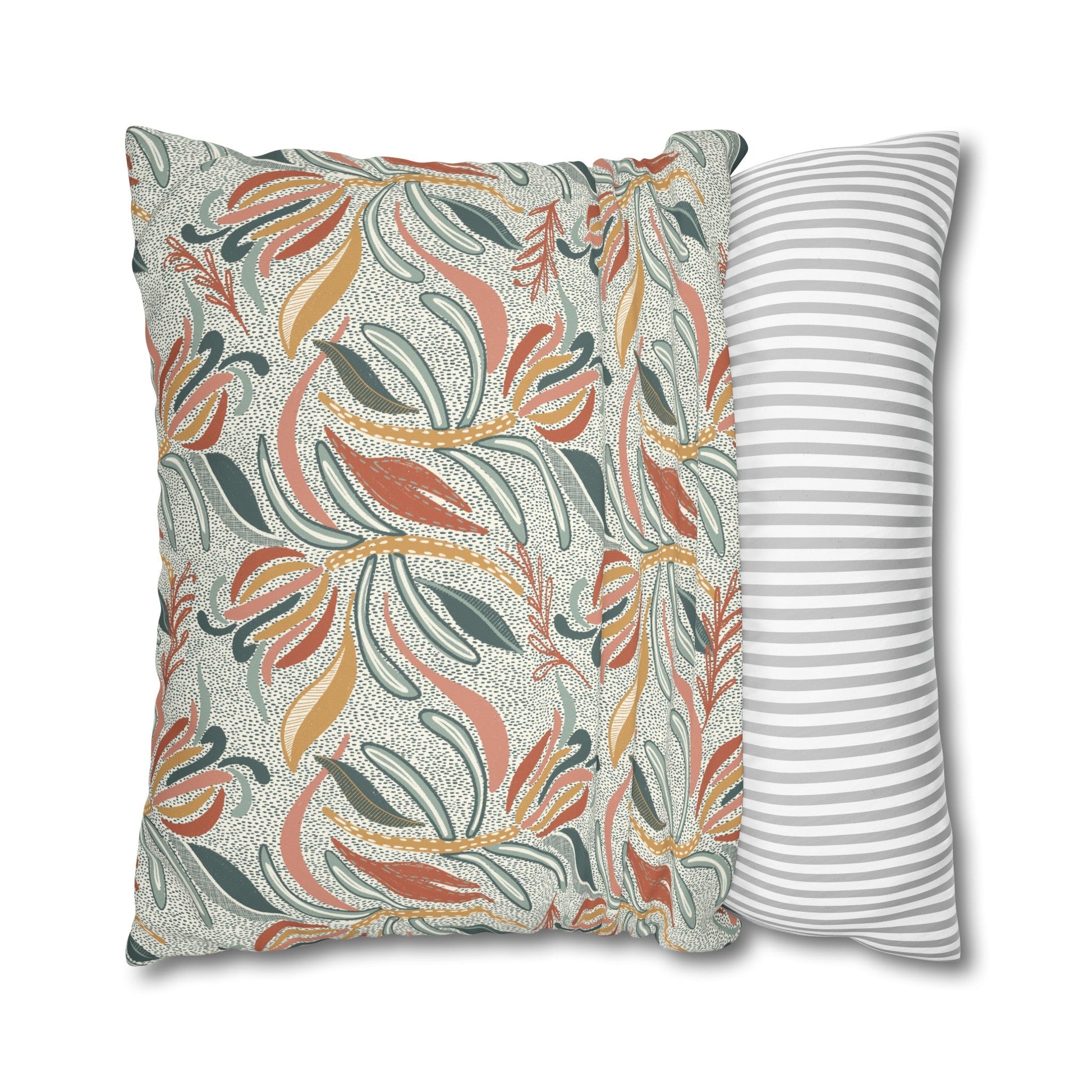 Native Patches Collection - hand drawn artwork - protea cushion - Solei Designs