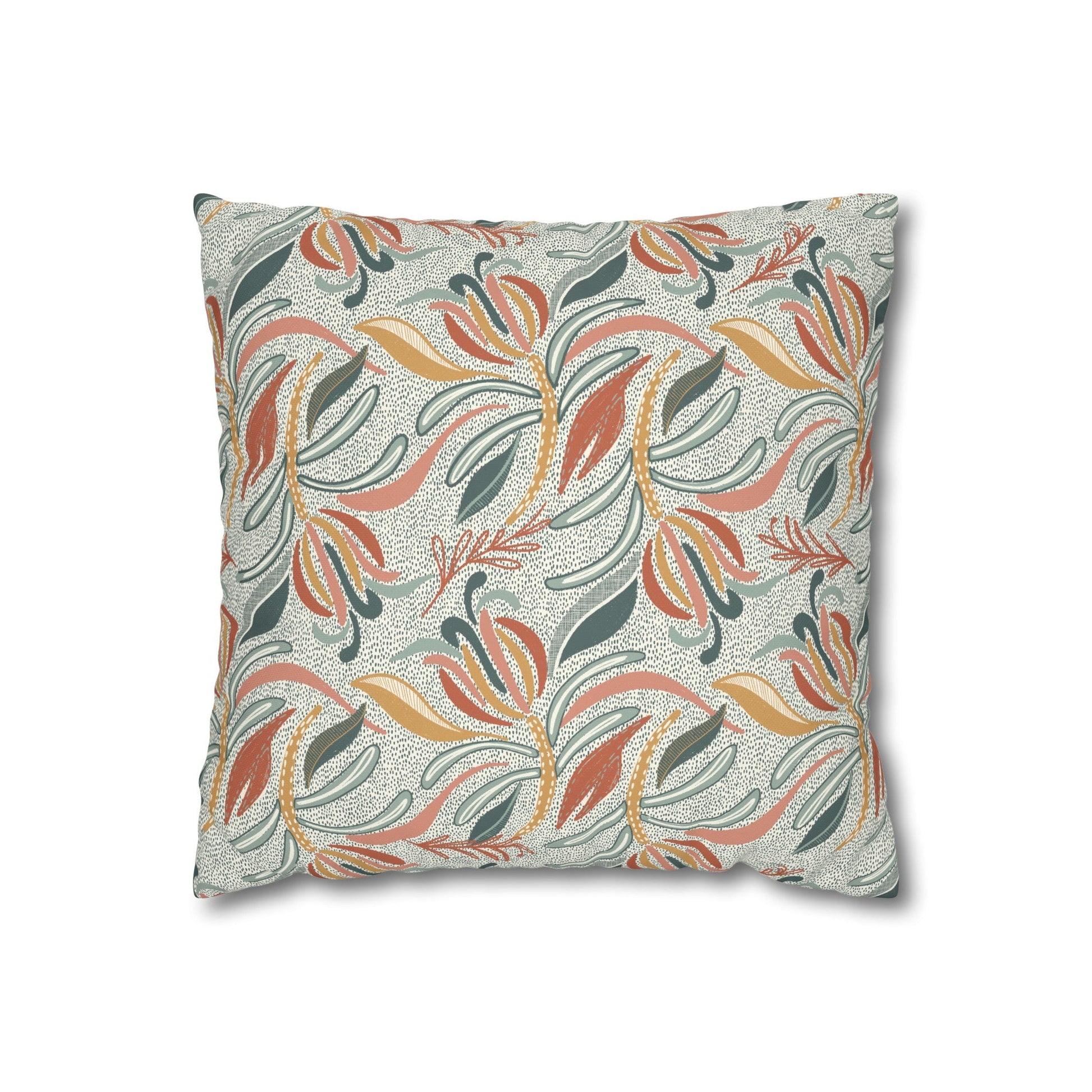 Native Patches Collection - hand drawn artwork - protea cushion - Solei Designs