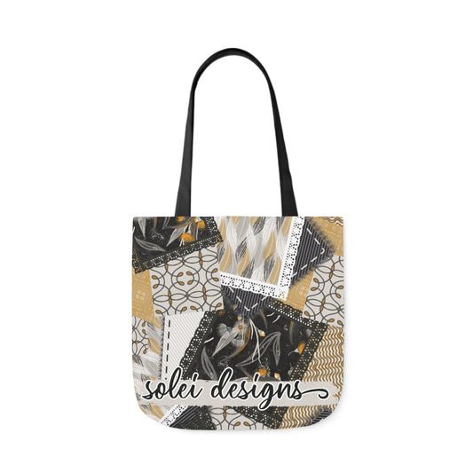 Native Tones custom design Tote Bag - Hand drawn artwork & custom text available - Solei Designs