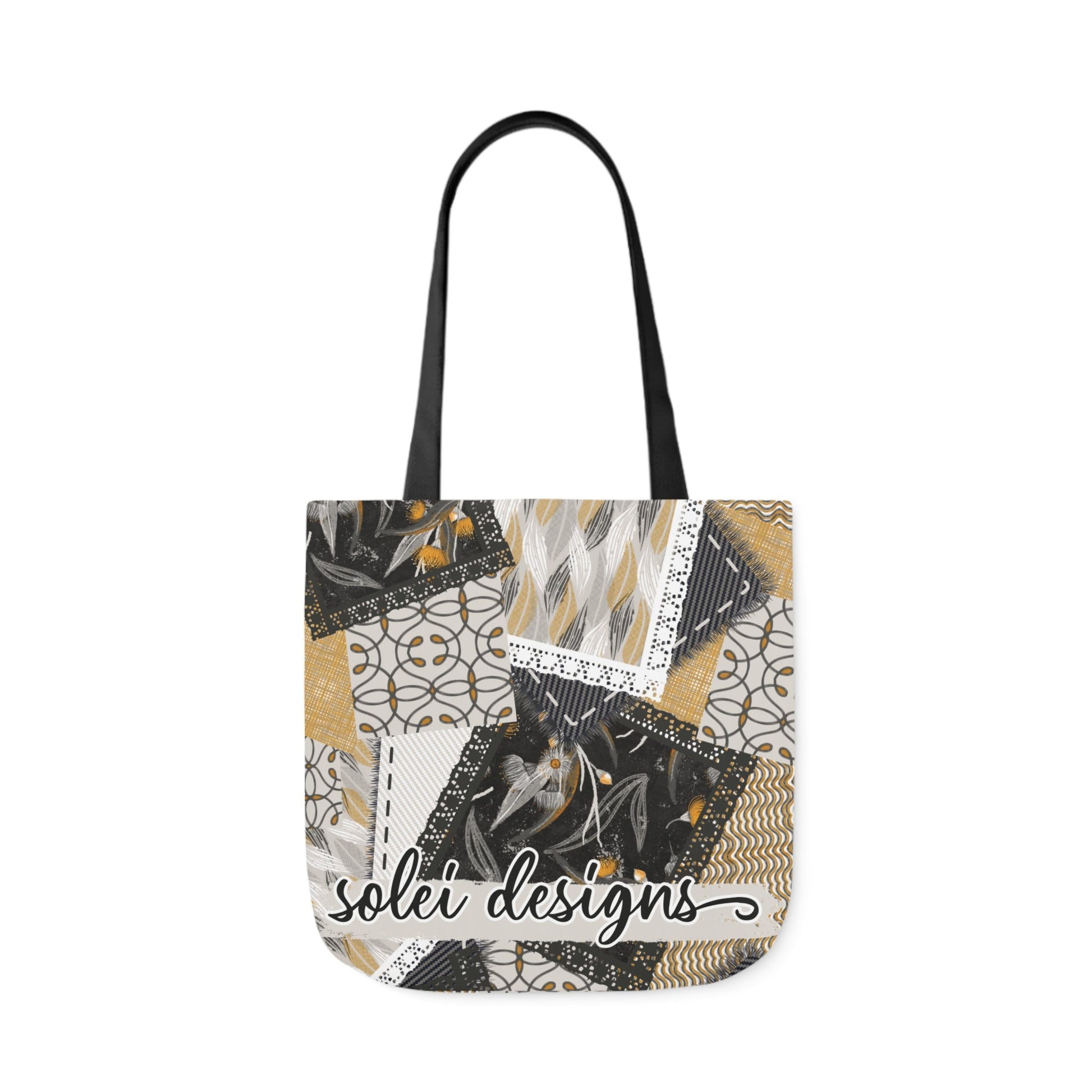 Native Tones custom design Tote Bag - Hand drawn artwork & custom text available - Solei Designs