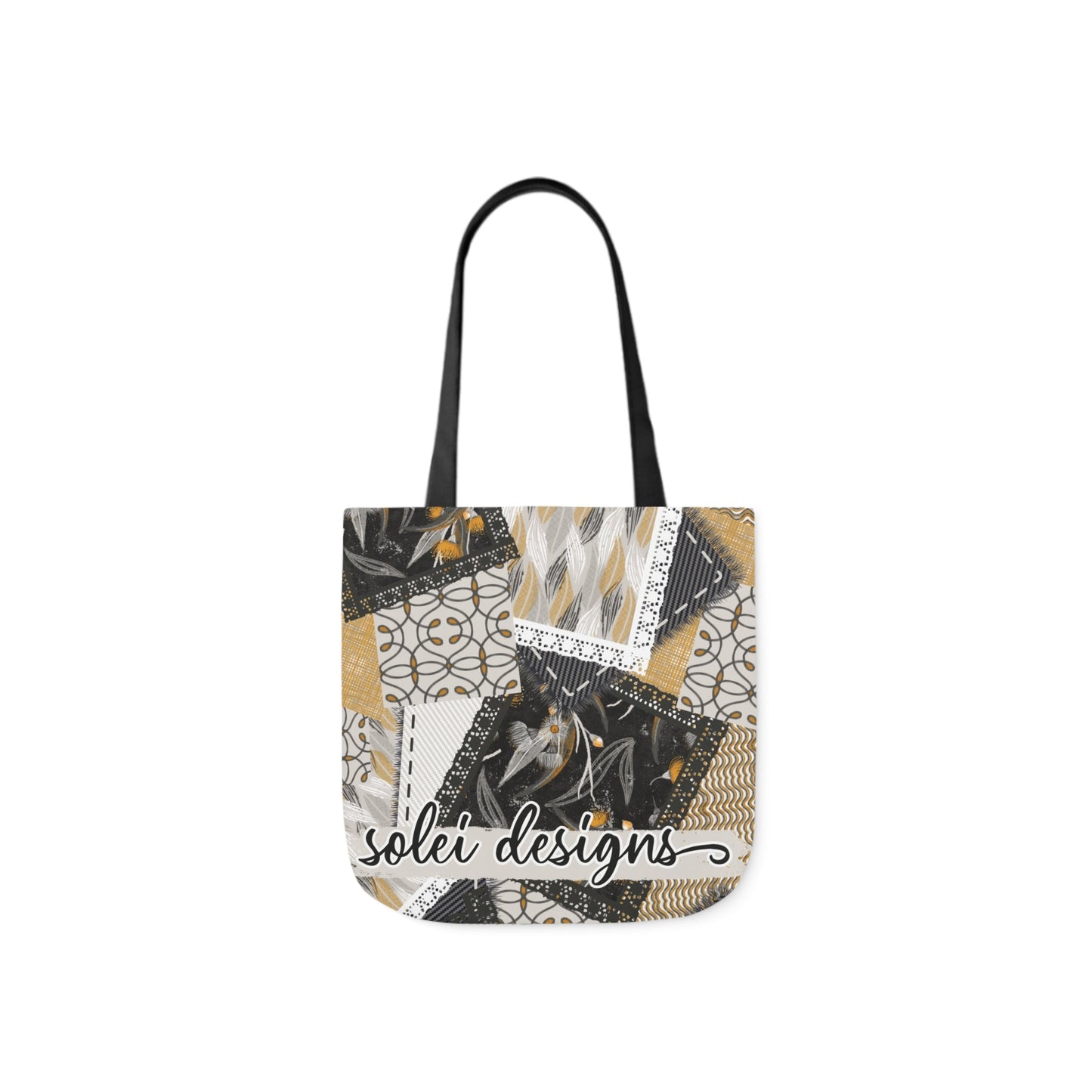 Native Tones custom design Tote Bag - Hand drawn artwork & custom text available - Solei Designs