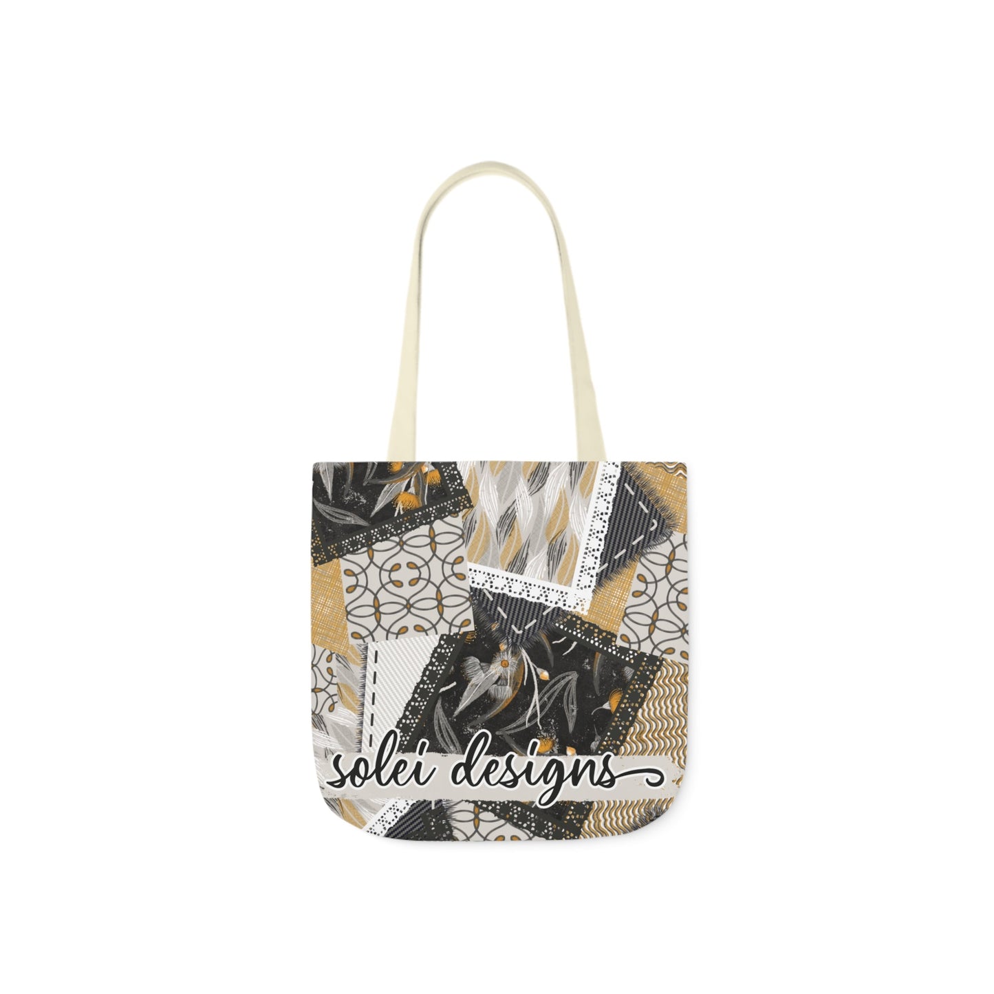 Native Tones custom design Tote Bag - Hand drawn artwork & custom text available - Solei Designs