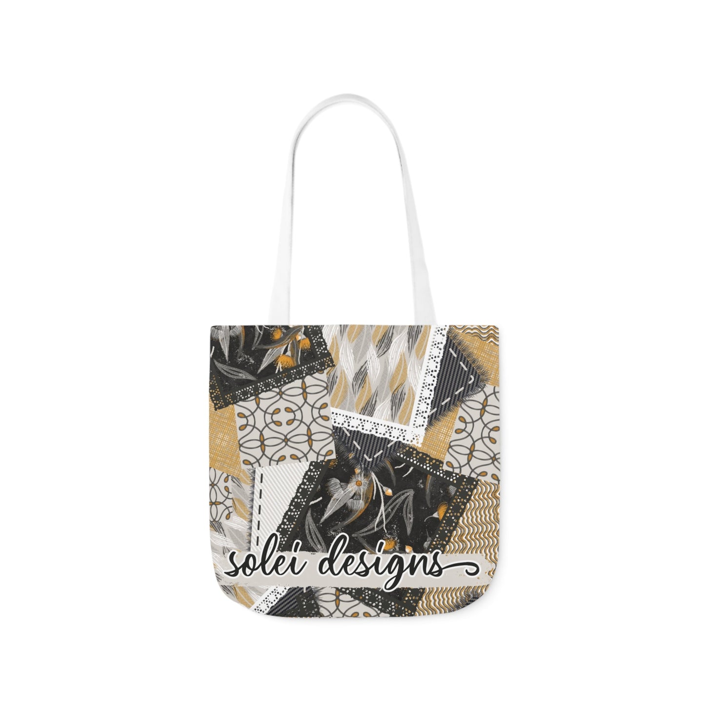 Native Tones custom design Tote Bag - Hand drawn artwork & custom text available - Solei Designs