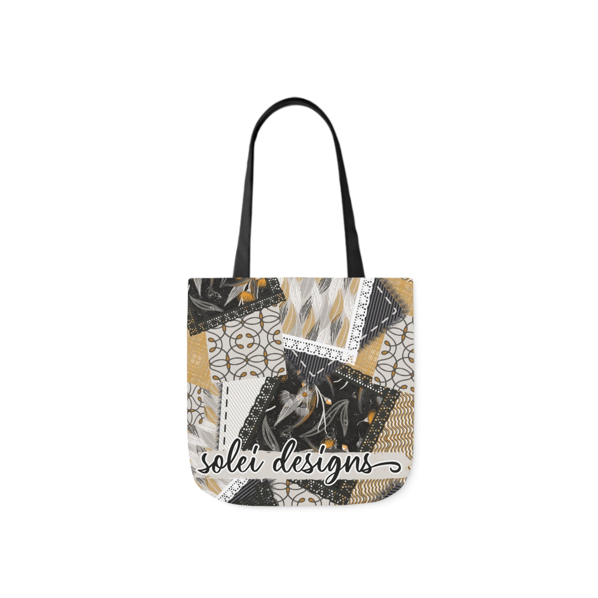 Native Tones custom design Tote Bag - Hand drawn artwork & custom text available - Solei Designs