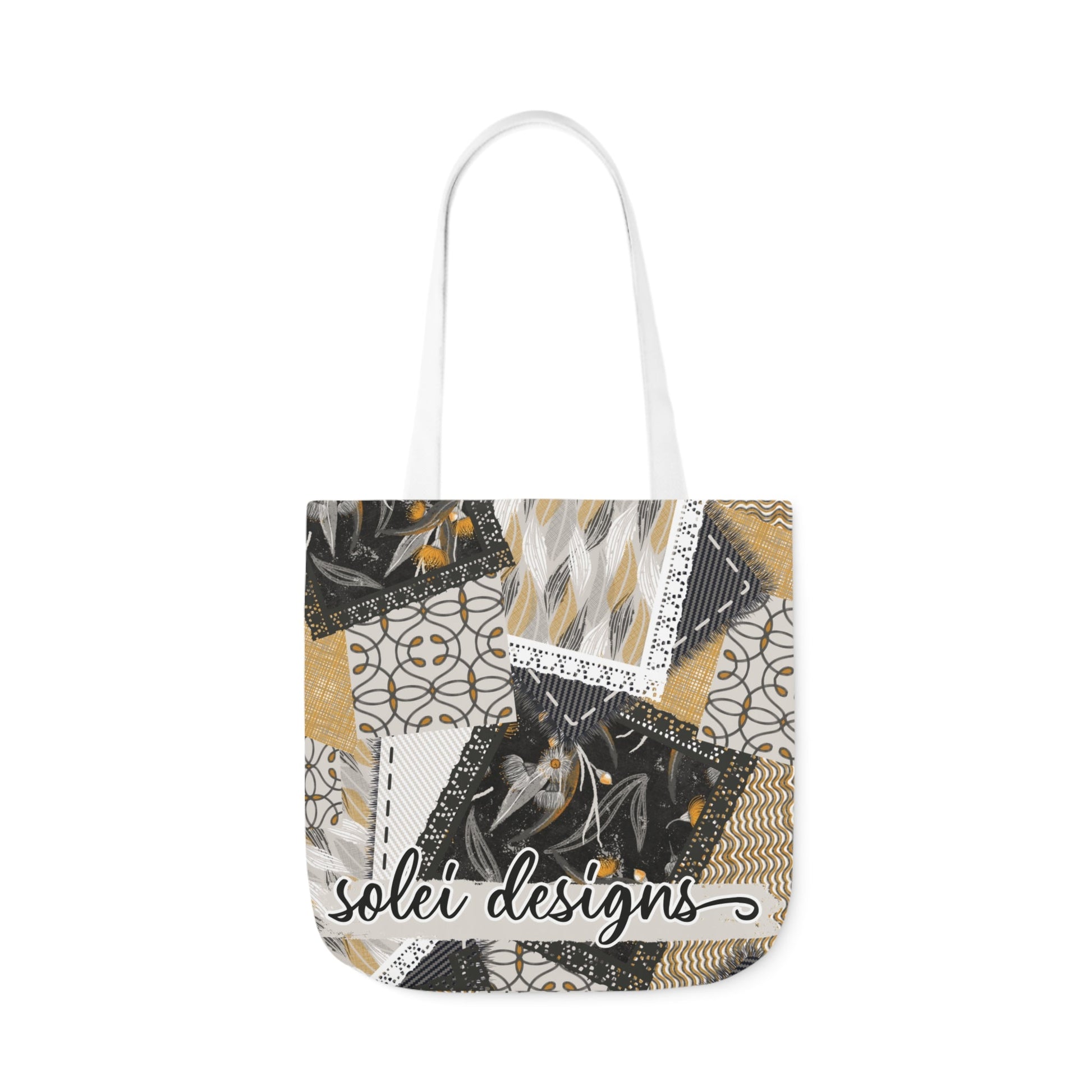 Native Tones custom design Tote Bag - Hand drawn artwork & custom text available - Solei Designs