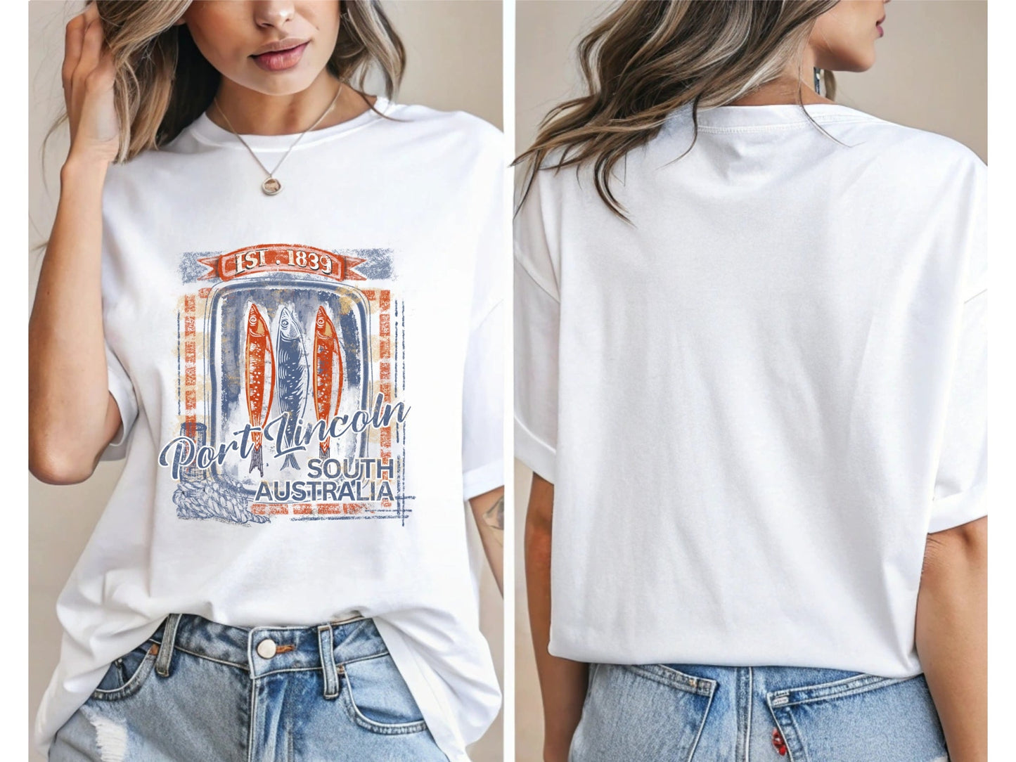 Port Lincoln hand drawn design - Australian souvenir t shirt - Solei Designs