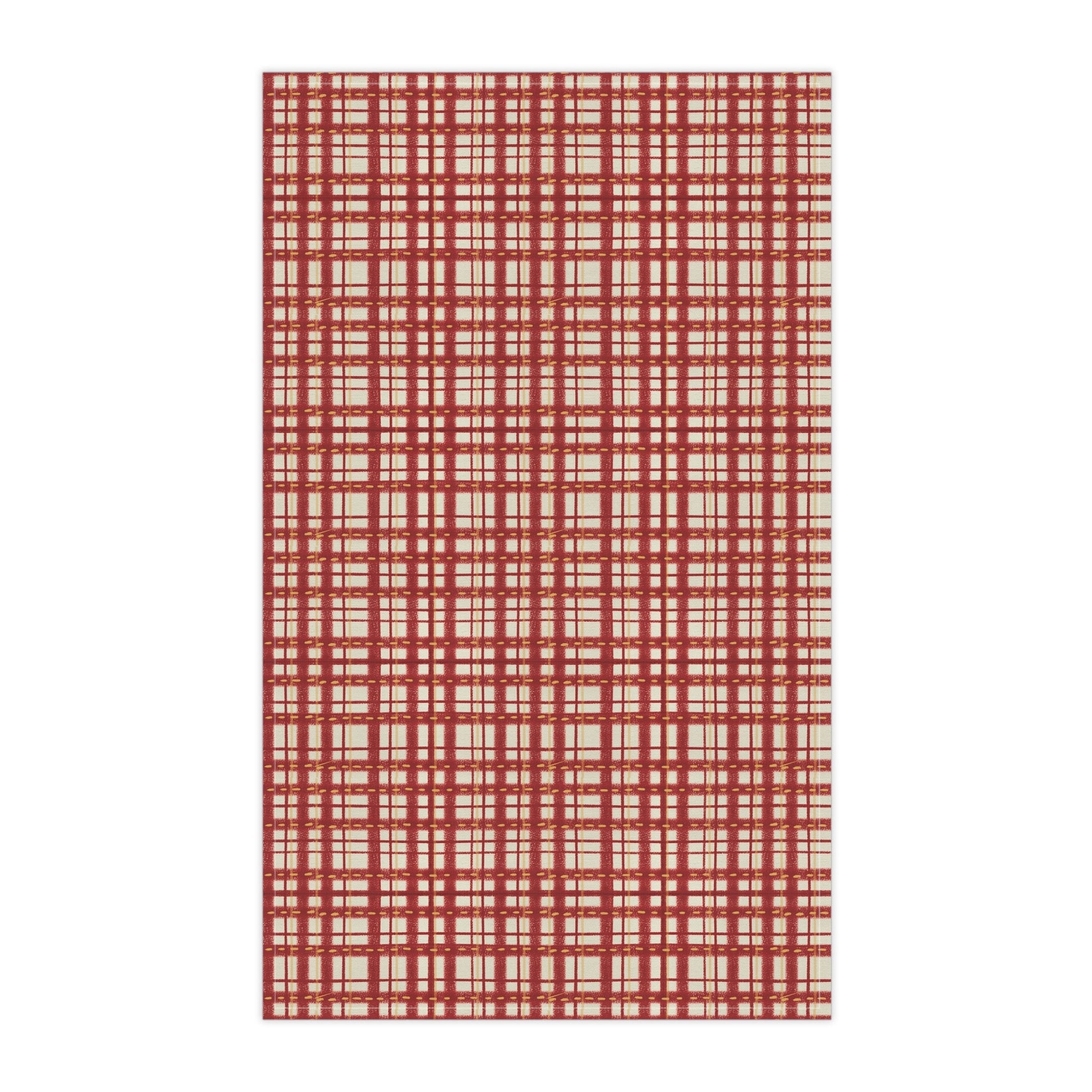 Red Checkered compliment - 100% Cotton Kitchen Tea Towels from the Summer Daze collection - Solei Designs