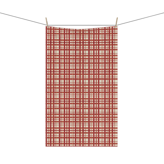 Red Checkered compliment - 100% Cotton Kitchen Tea Towels from the Summer Daze collection - Solei Designs