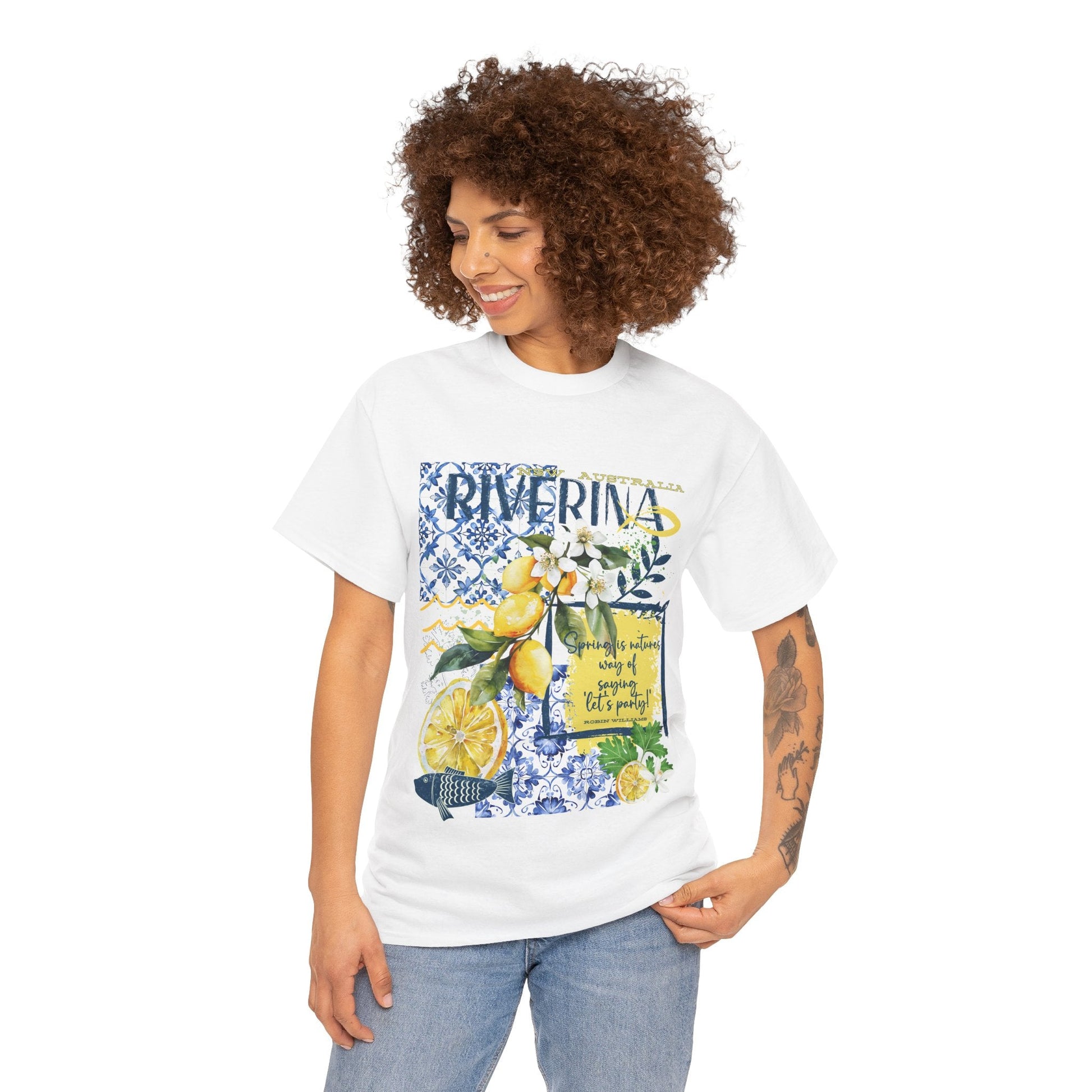 Riverina Region Lemon t shirt custom design, Australian t shirt designs - Solei Designs