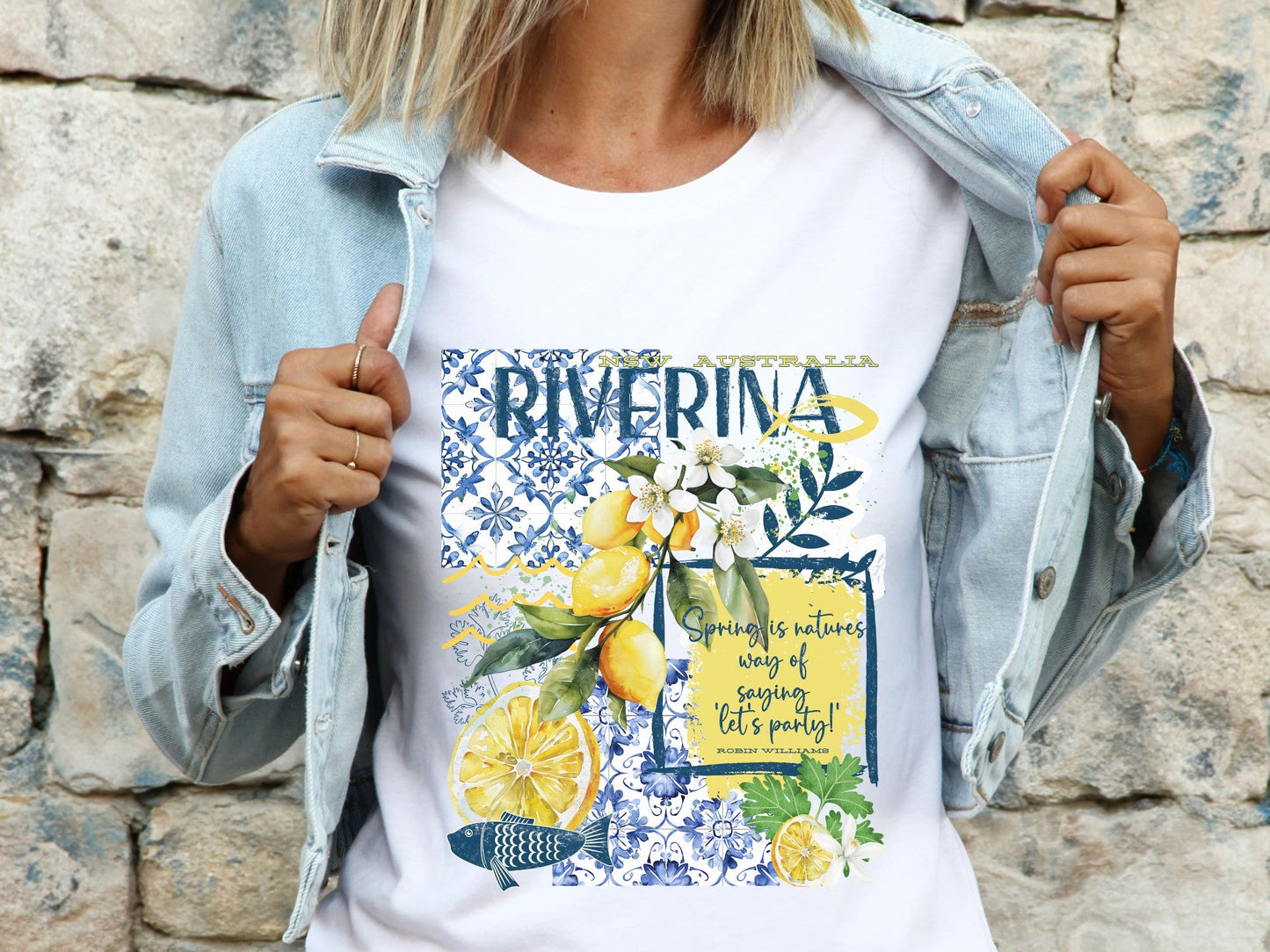 Riverina Region Lemon t shirt custom design, Australian t shirt designs - Solei Designs