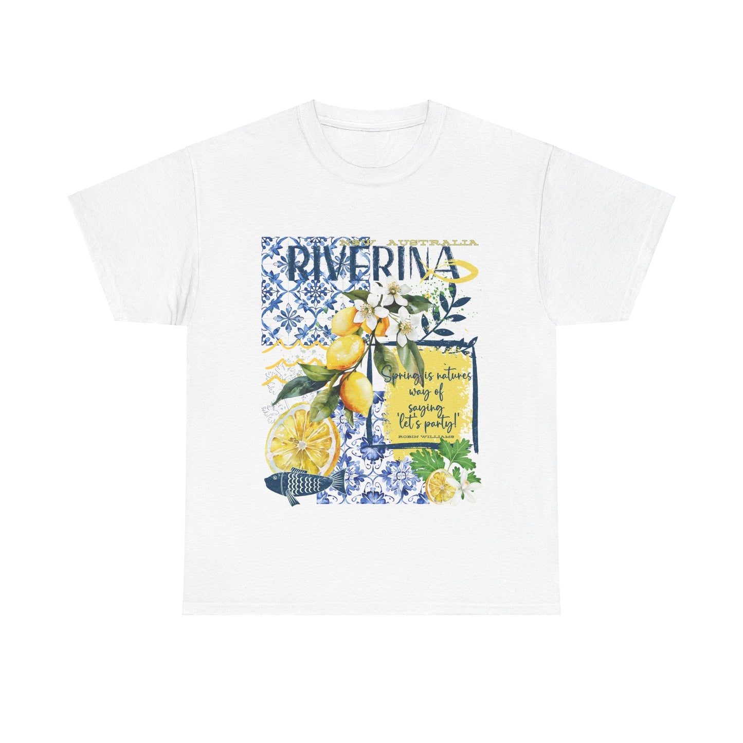 Riverina Region Lemon t shirt custom design, Australian t shirt designs - Solei Designs