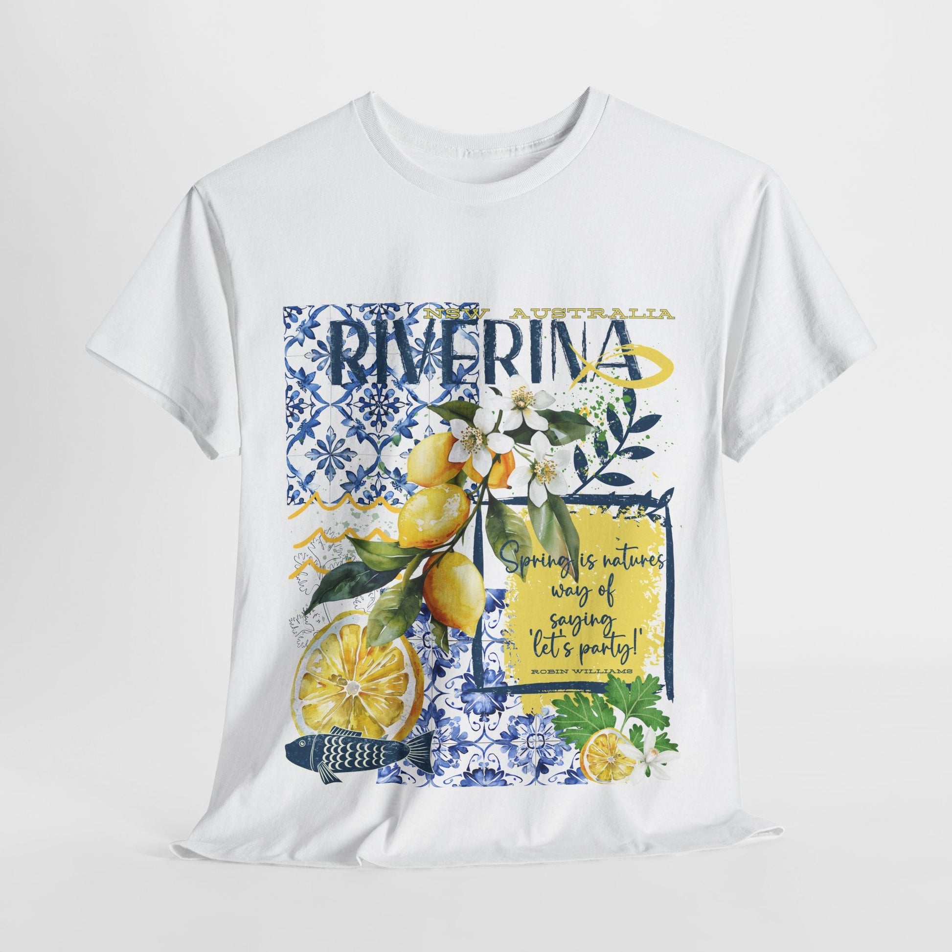 Riverina Region Lemon t shirt custom design, Australian t shirt designs - Solei Designs