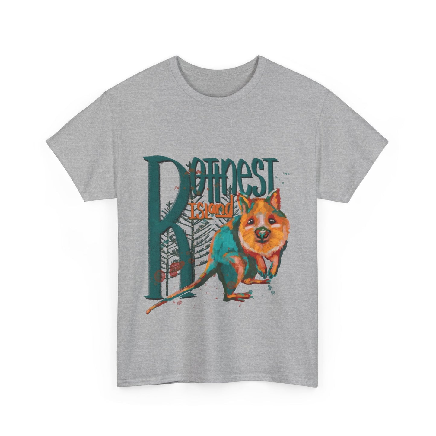 Rottnest Island WA Quokka custom designed Australian souvenir t shirt - Solei Designs