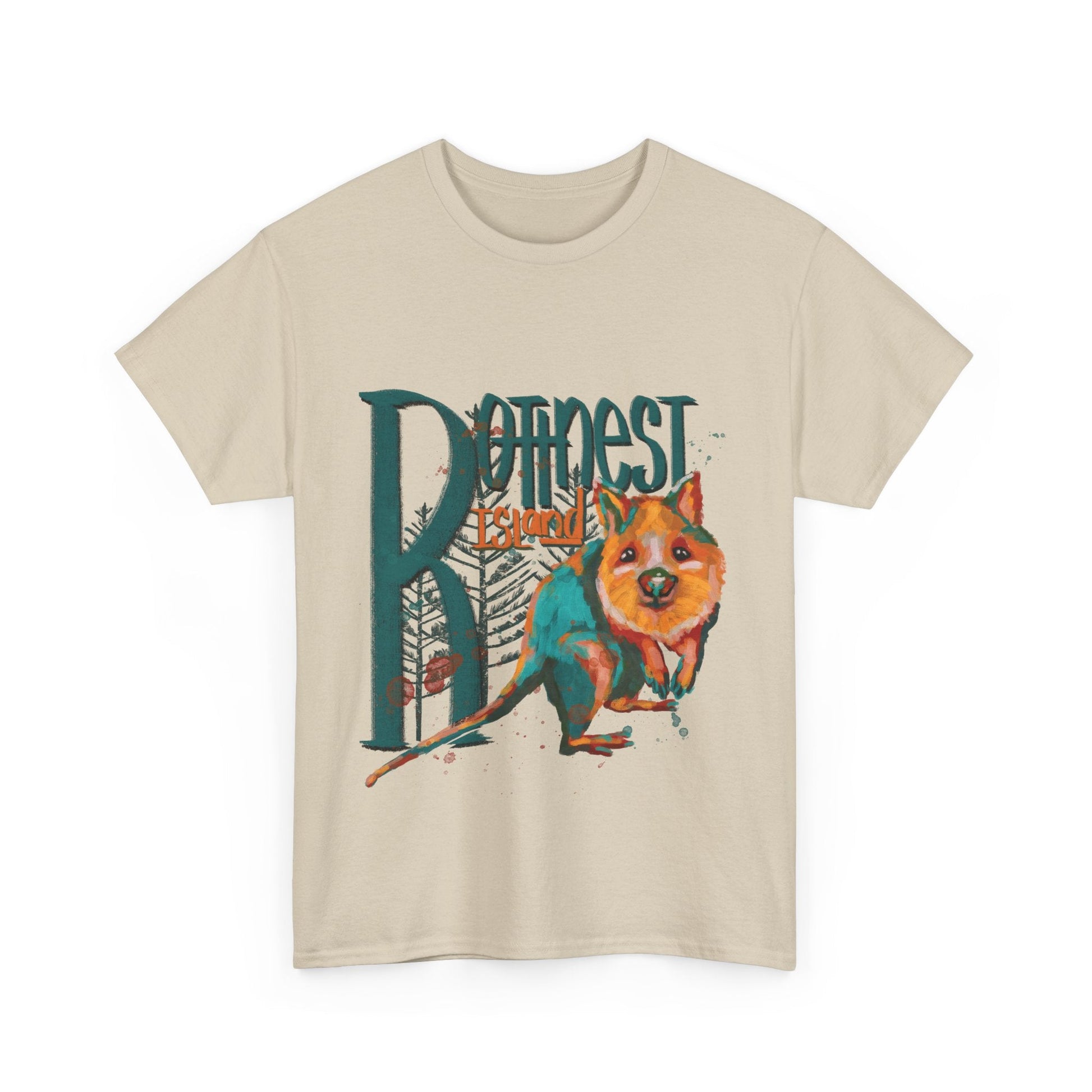 Rottnest Island WA Quokka custom designed Australian souvenir t shirt - Solei Designs