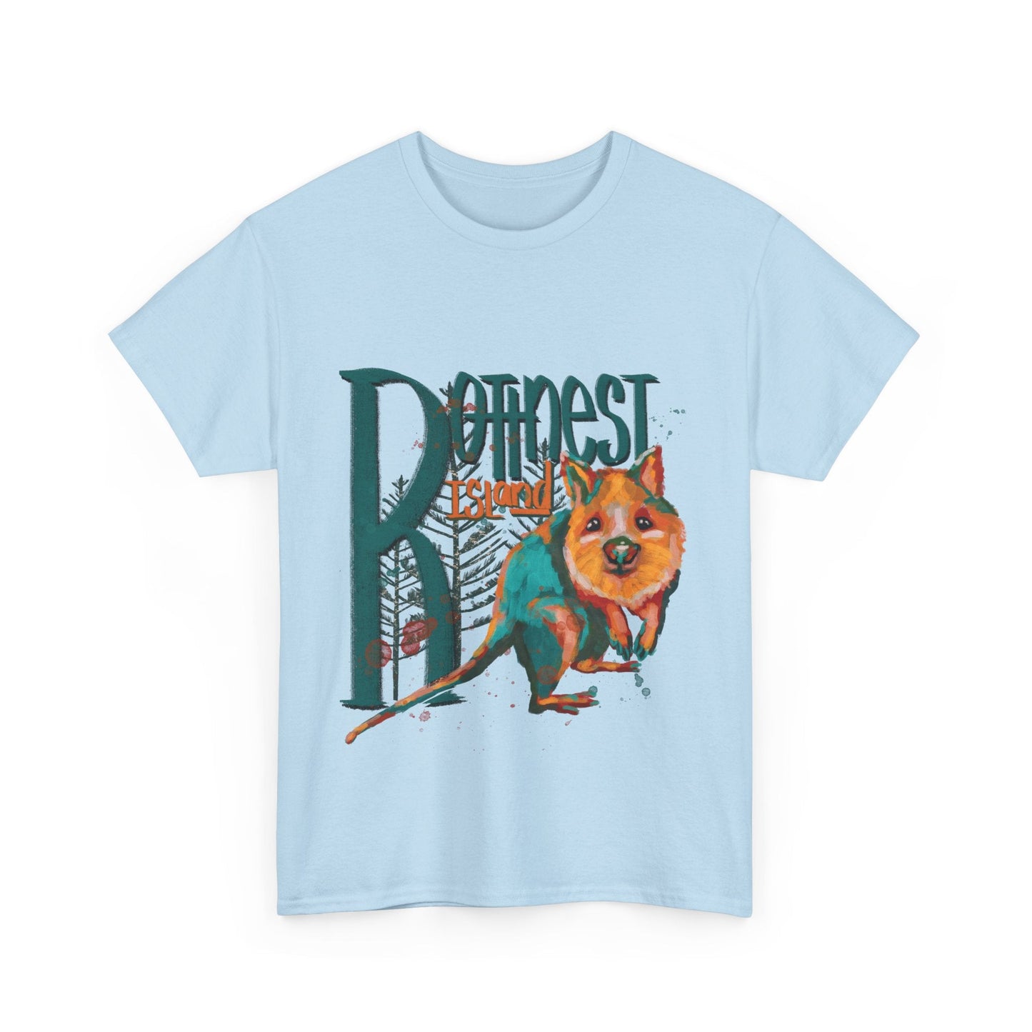 Rottnest Island WA Quokka custom designed Australian souvenir t shirt - Solei Designs