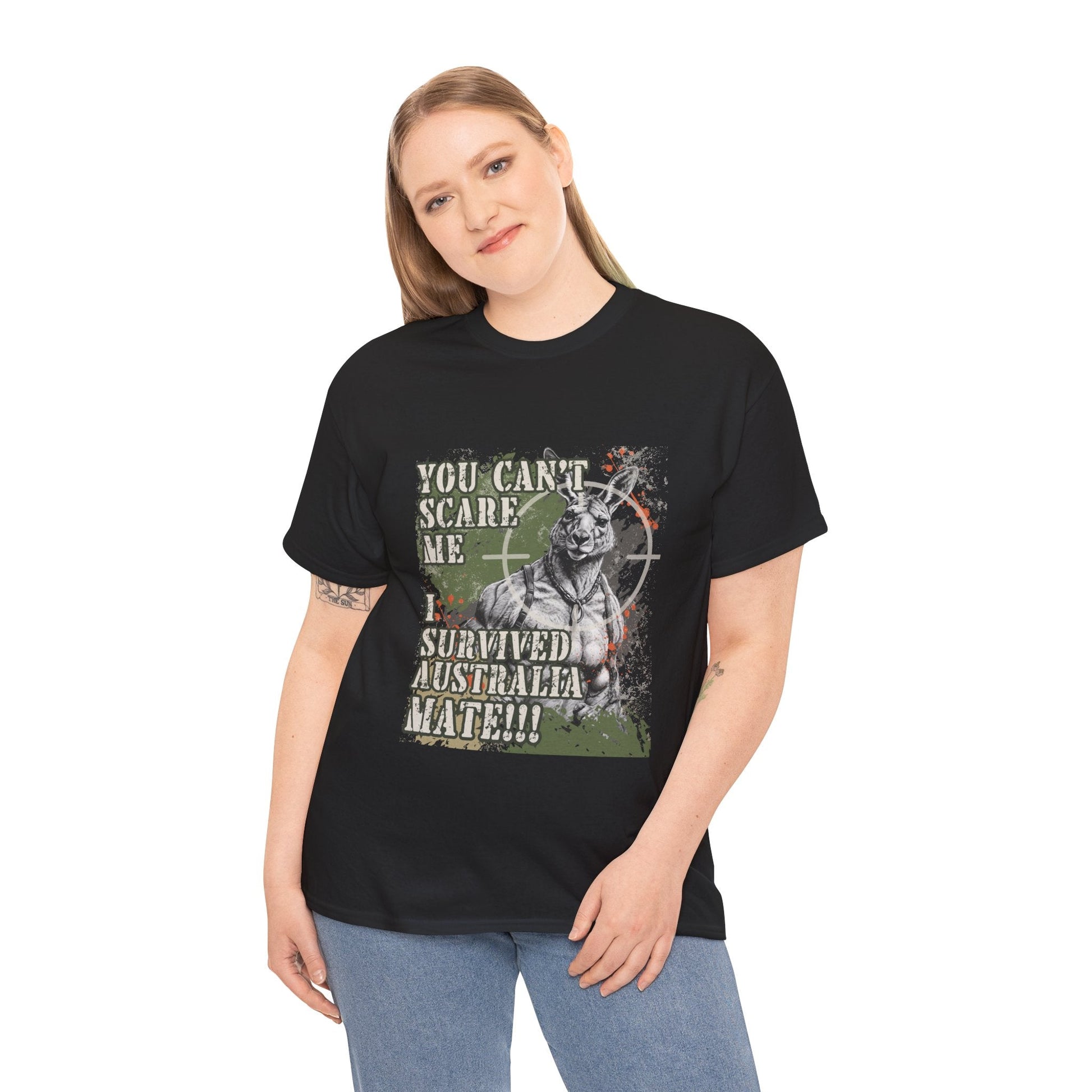 Scary Kangaroo t shirt - Australian souvenir t shirt - Solei Designs