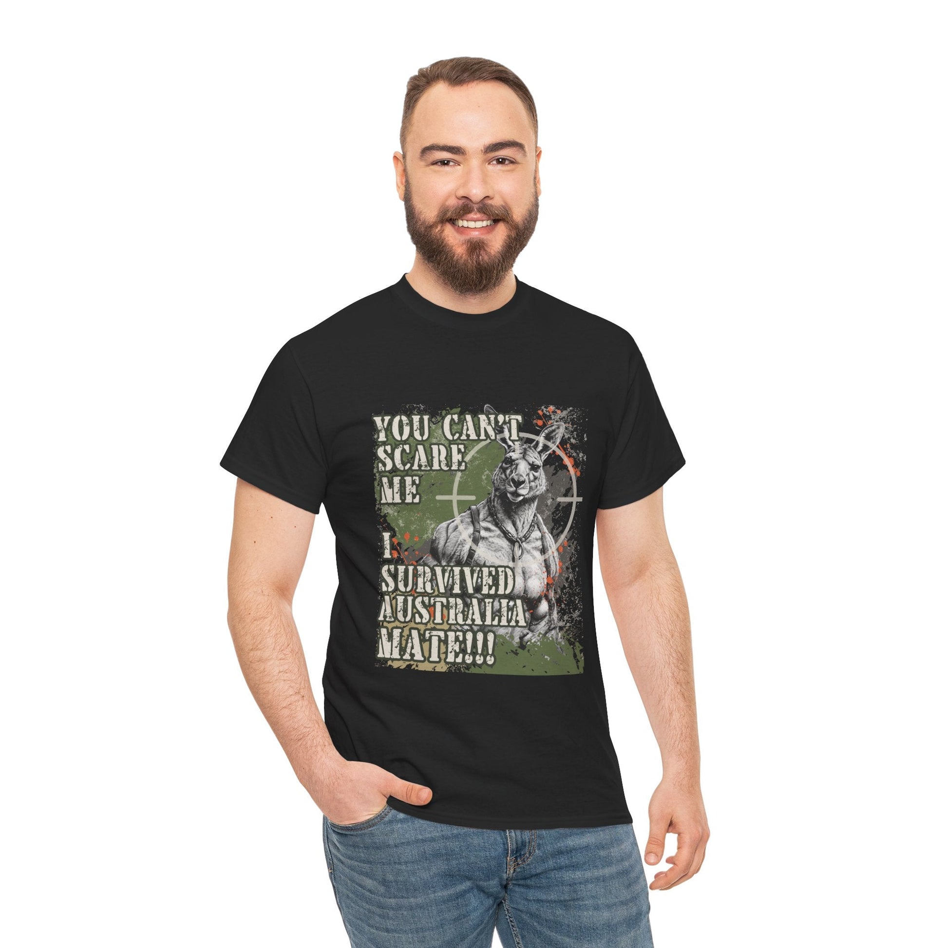 Scary Kangaroo t shirt - Australian souvenir t shirt - Solei Designs