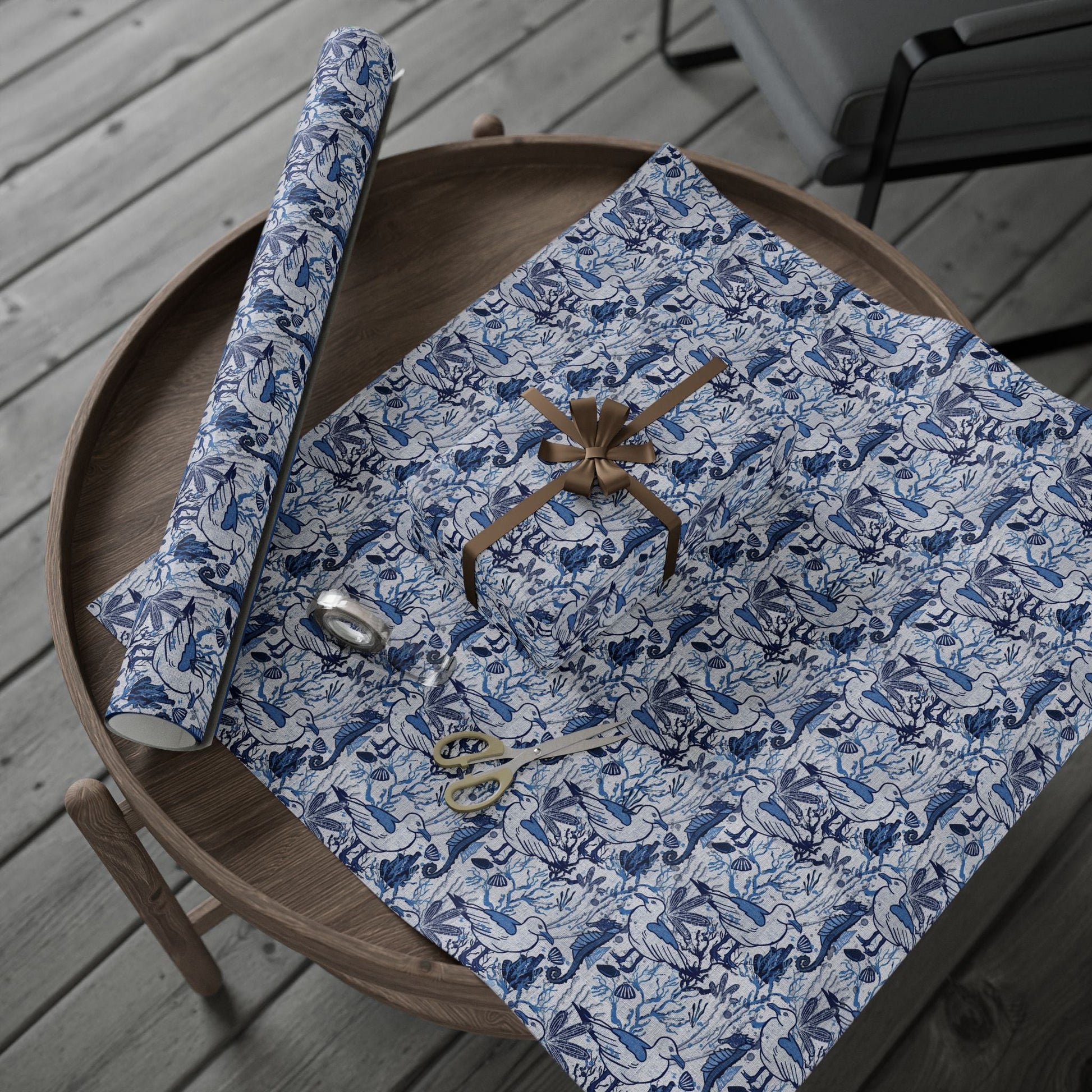 Sea Breeze custom designed Wrapping Paper for Special Occasions - Solei Designs