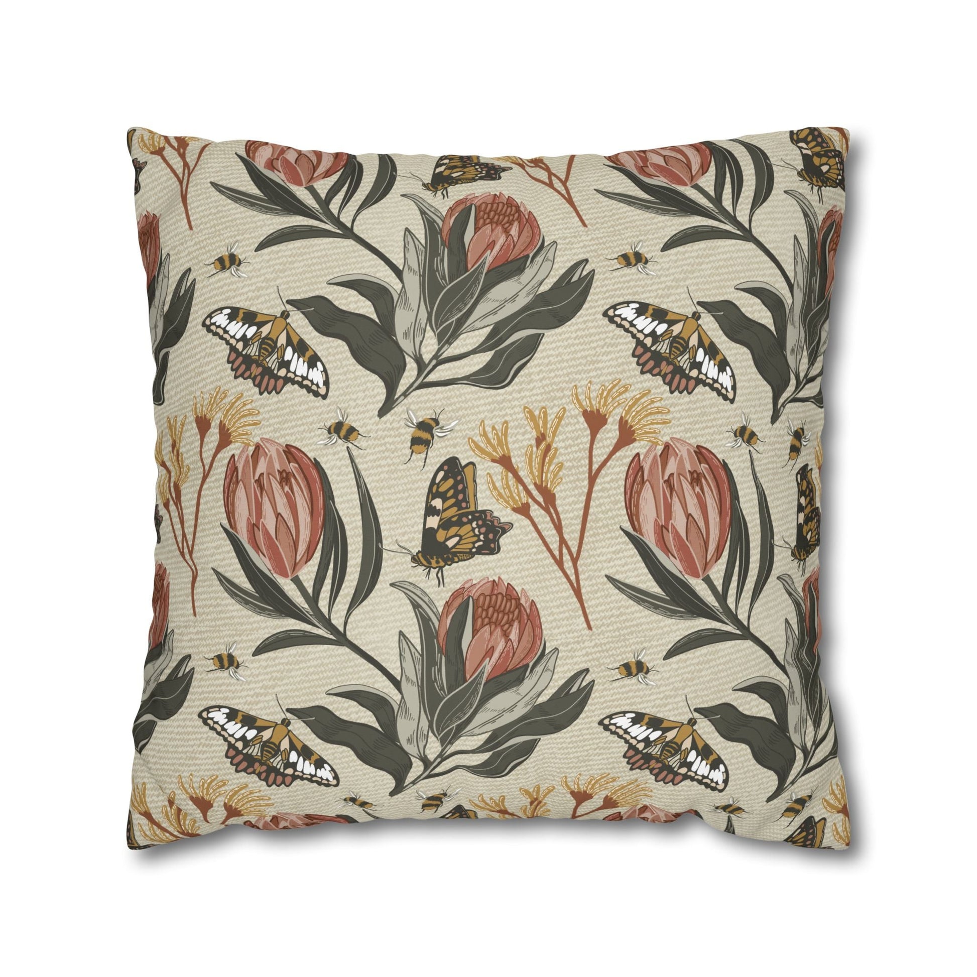 Soul of Spring Design Collection - Cushion with hand drawn artwork - Solei Designs