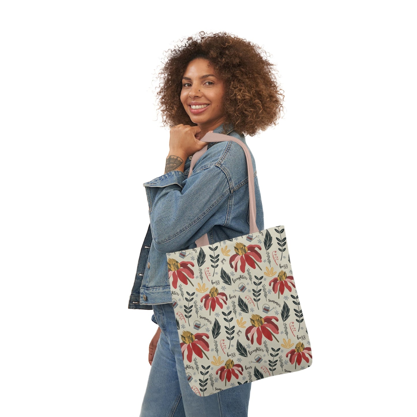 Summer Daze - Canvas Tote Bag with hand drawn artwork - Solei Designs