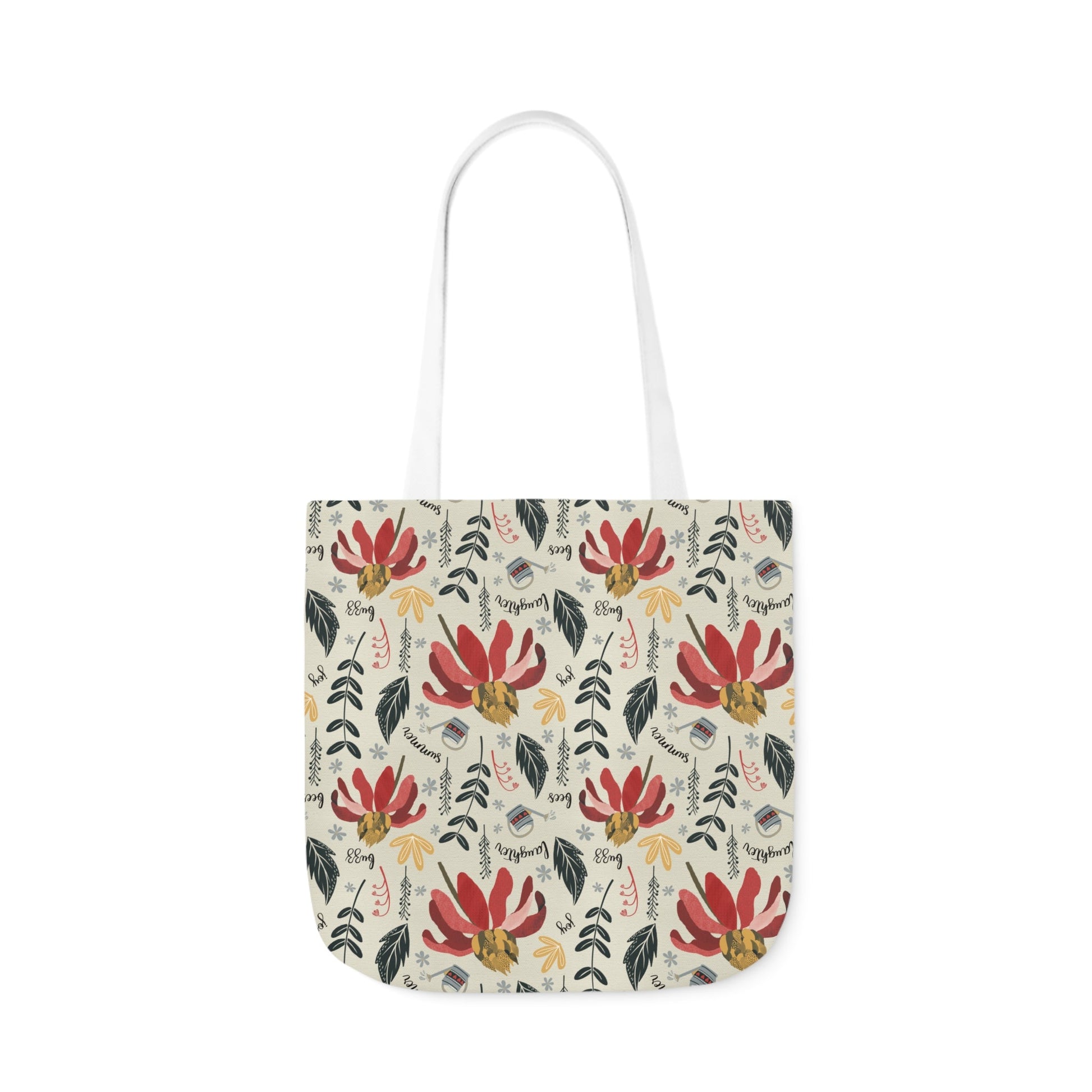 Summer Daze - Canvas Tote Bag with hand drawn artwork - Solei Designs