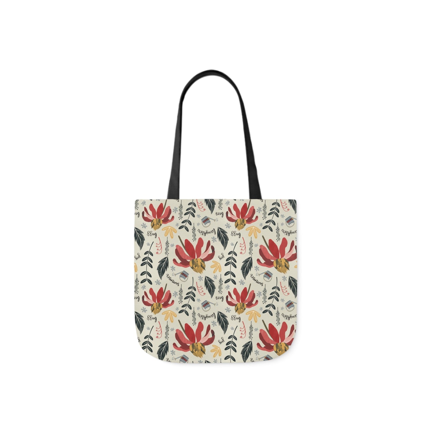 Summer Daze - Canvas Tote Bag with hand drawn artwork - Solei Designs