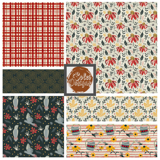 Summer Daze - Hand Drawn Seamless Pattern Collection - Solei Designs