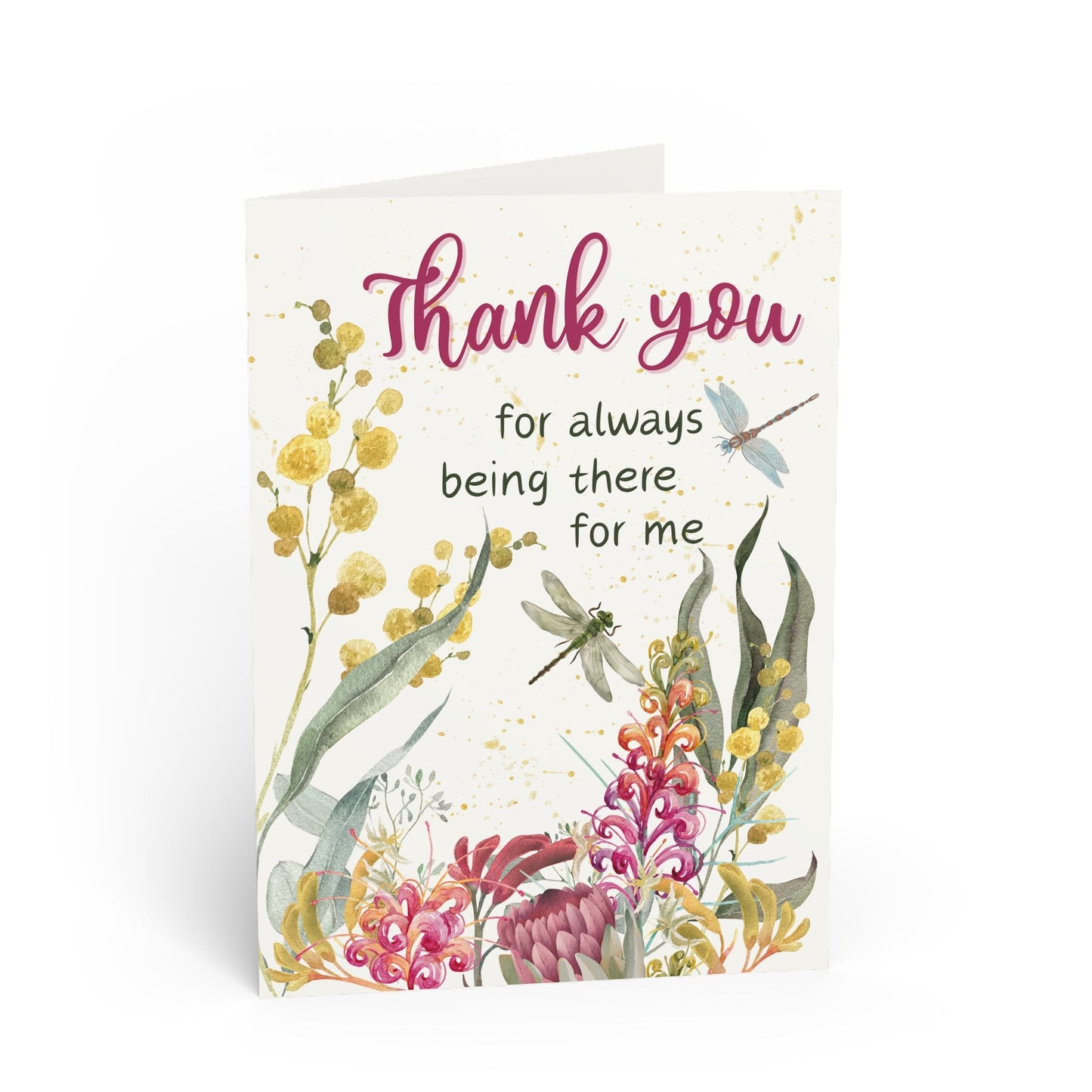 Thank you for always being there - Greeting Card - Solei Designs