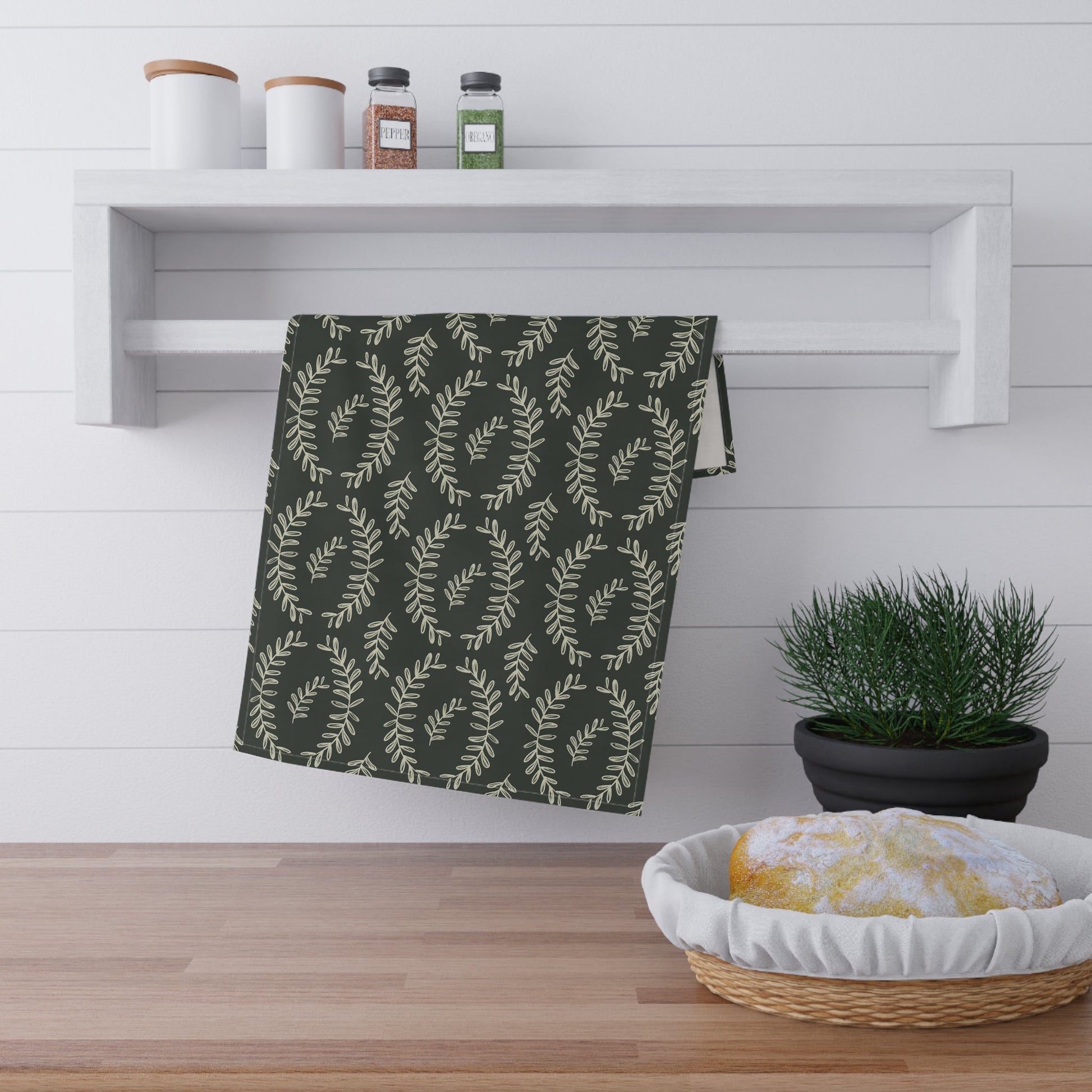 Wattle Dreaming design - Kitchen Tea Towel - Solei Designs