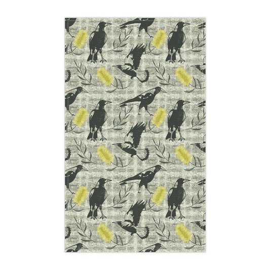 Wattle Dreaming design - Kitchen Tea Towel Design - Solei Designs