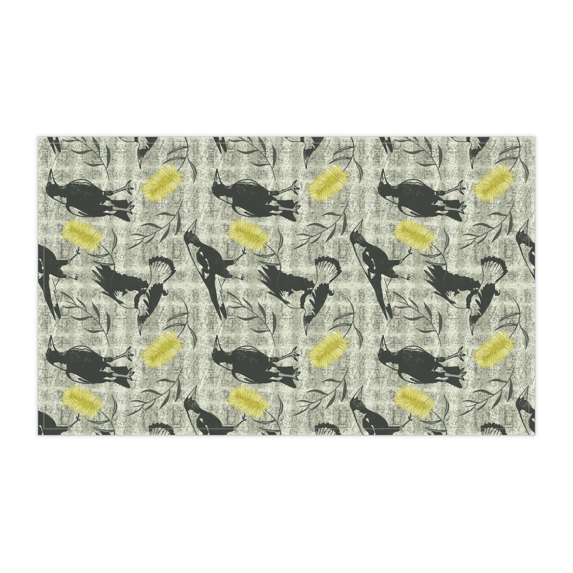 Wattle Dreaming design - Kitchen Tea Towel Design - Solei Designs