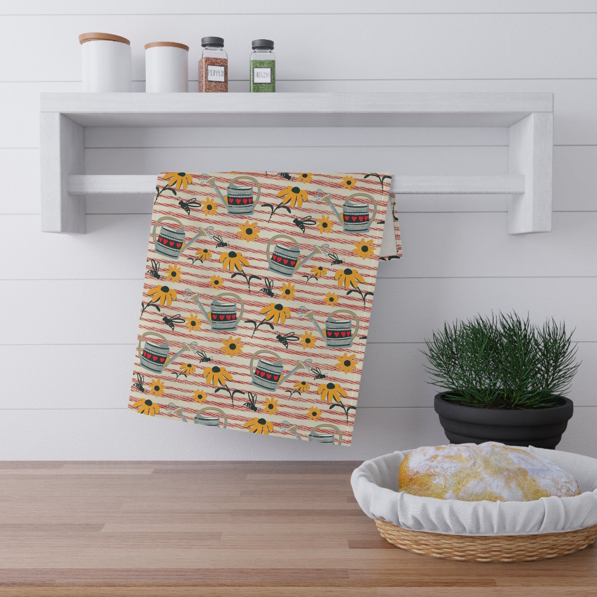 Wayward Water design - 100% Cotton Kitchen Tea Towels from the Summer Daze Collection - Solei Designs