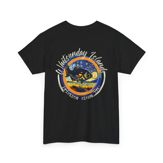 Whitsunday Van Gogh Style custom designed Australian souvenir t shirt - Solei Designs