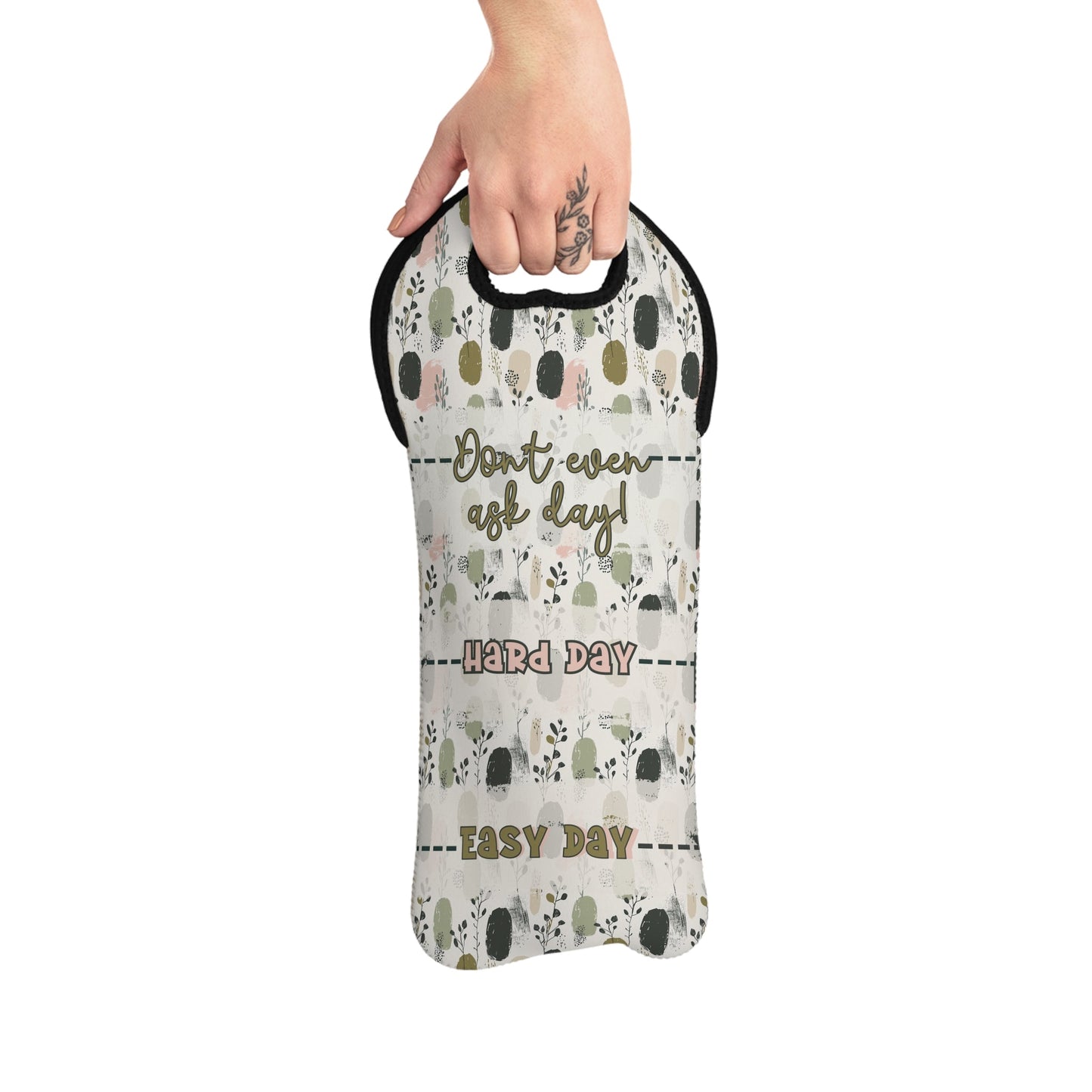 Wine Tote Bag - The amount of wine depends on the type of day! - Solei Designs