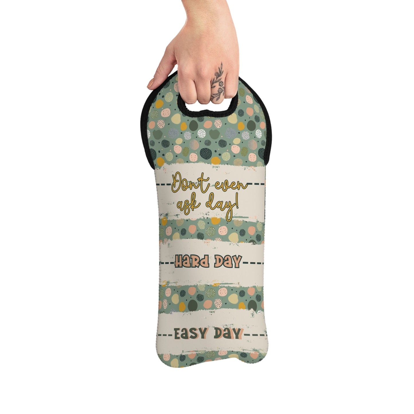 Wine Tote Bag - The amount of wine depends on the type of day! - Solei Designs