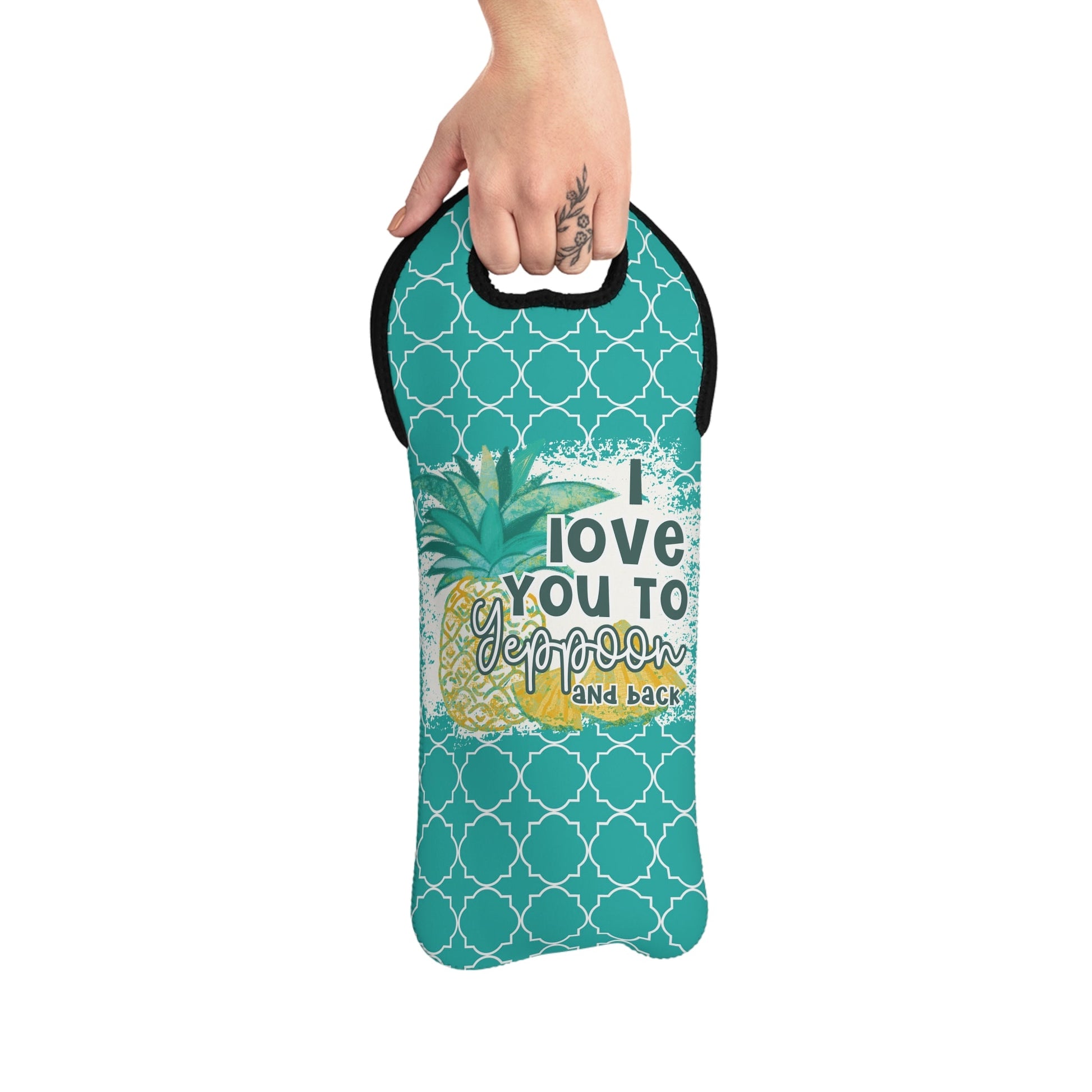 Wine Tote Bag - Yeppoon Capricorn Coast QLD - Holiday Souvenir - Solei Designs