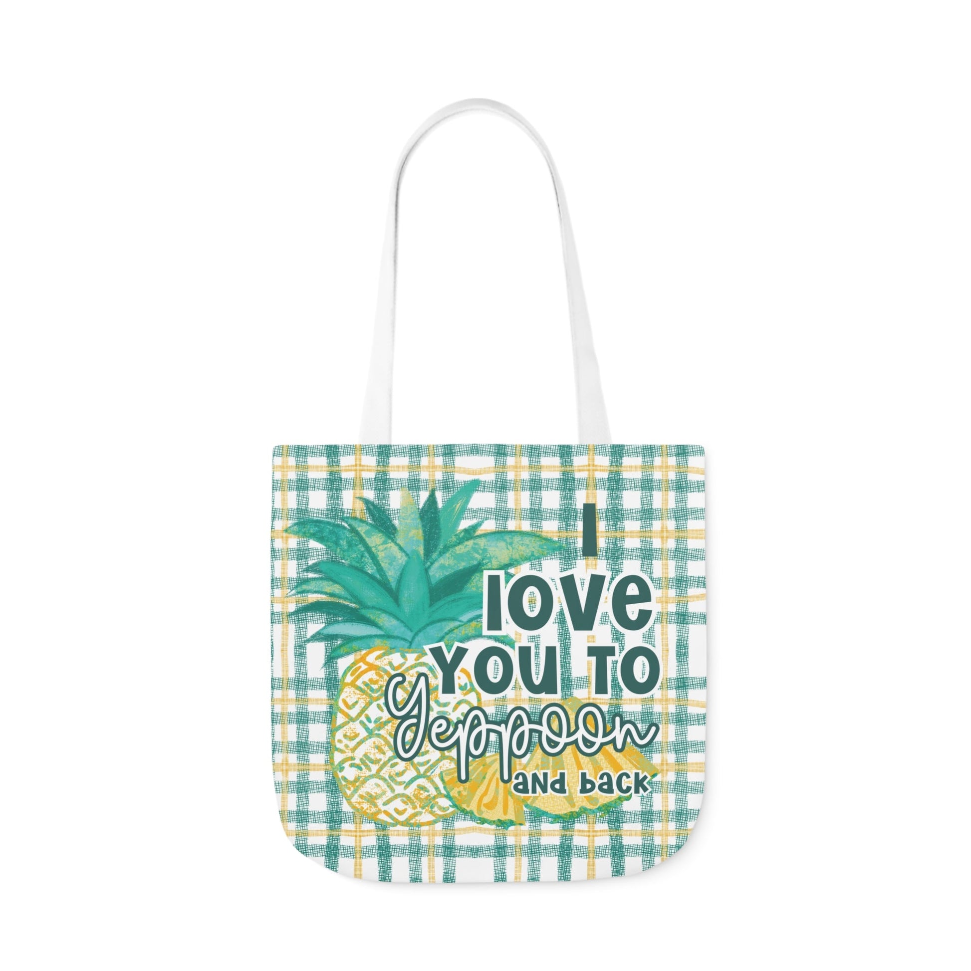 Yeppoon and back - souvenir custom designed Tote Bag - Hand drawn artwork & custom text available - Solei Designs