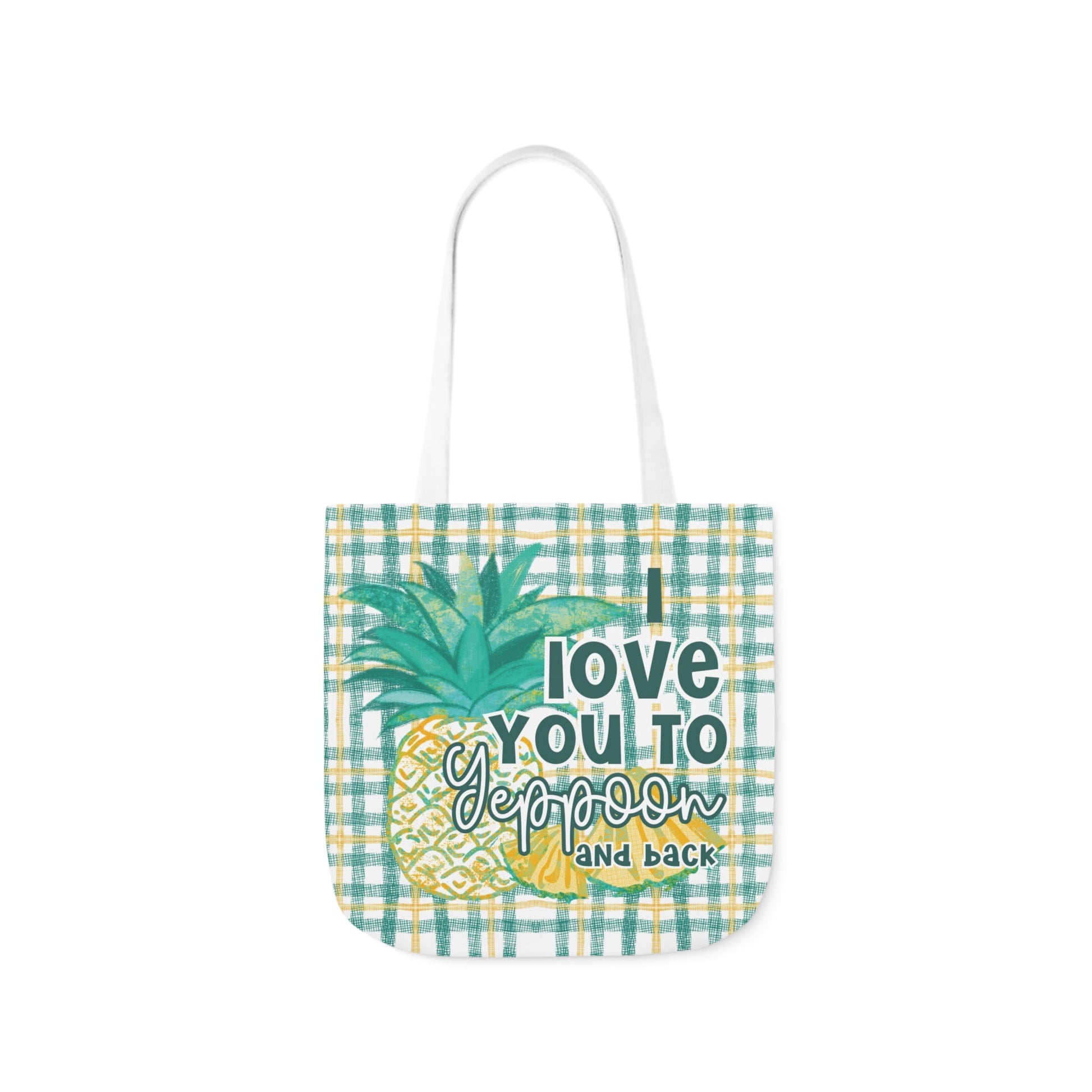 Yeppoon and back - souvenir custom designed Tote Bag - Hand drawn artwork & custom text available - Solei Designs