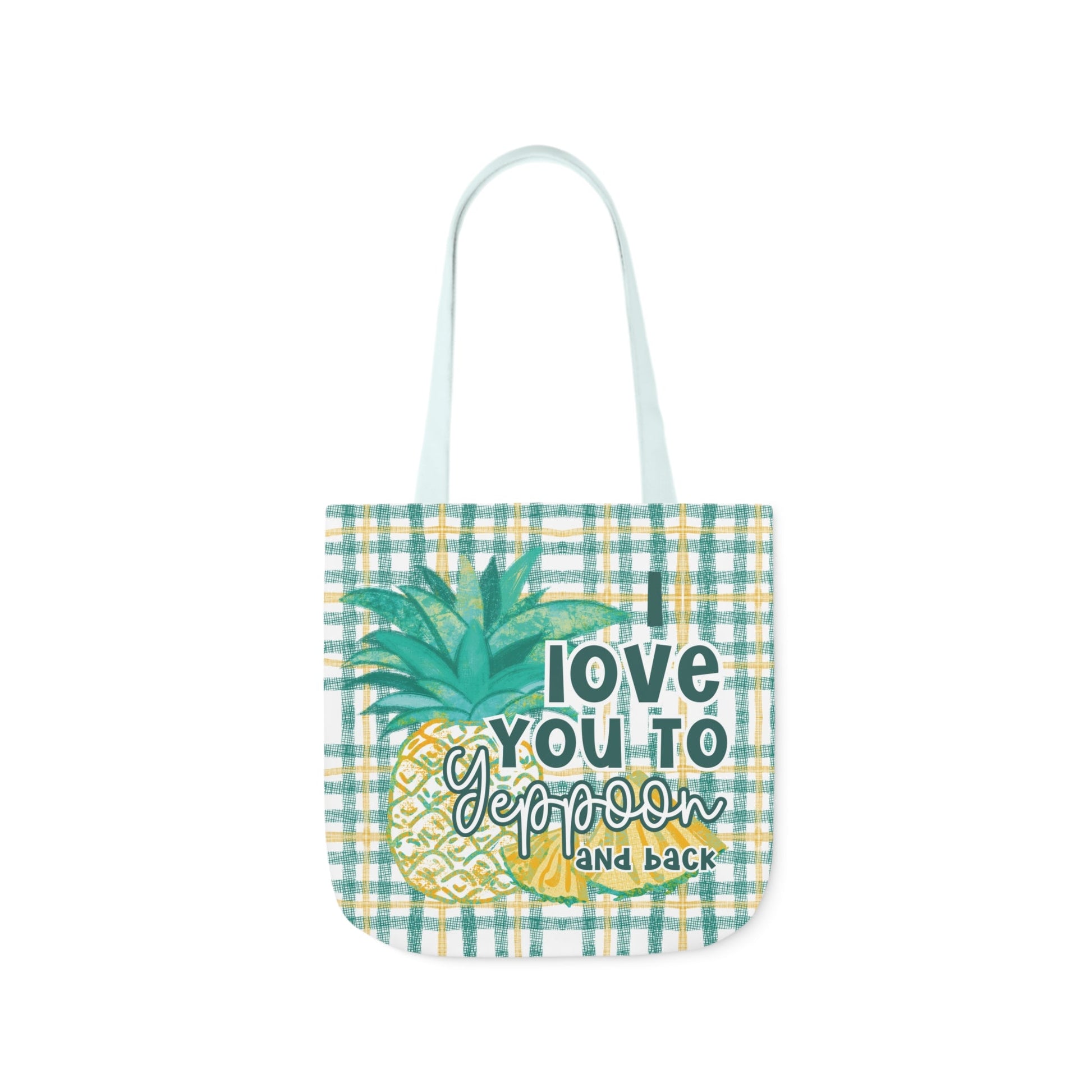 Yeppoon and back - souvenir custom designed Tote Bag - Hand drawn artwork & custom text available - Solei Designs