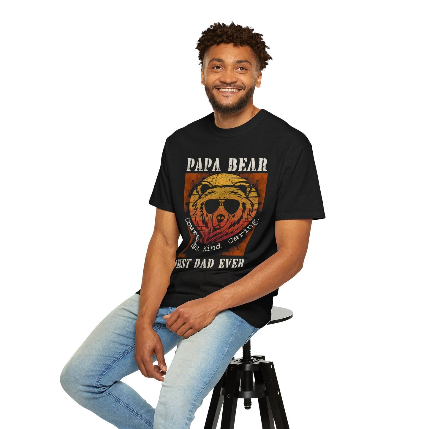 Best Dad Ever, Fathers Day t shirt, Pappa Bear graphic tee - Solei Designs