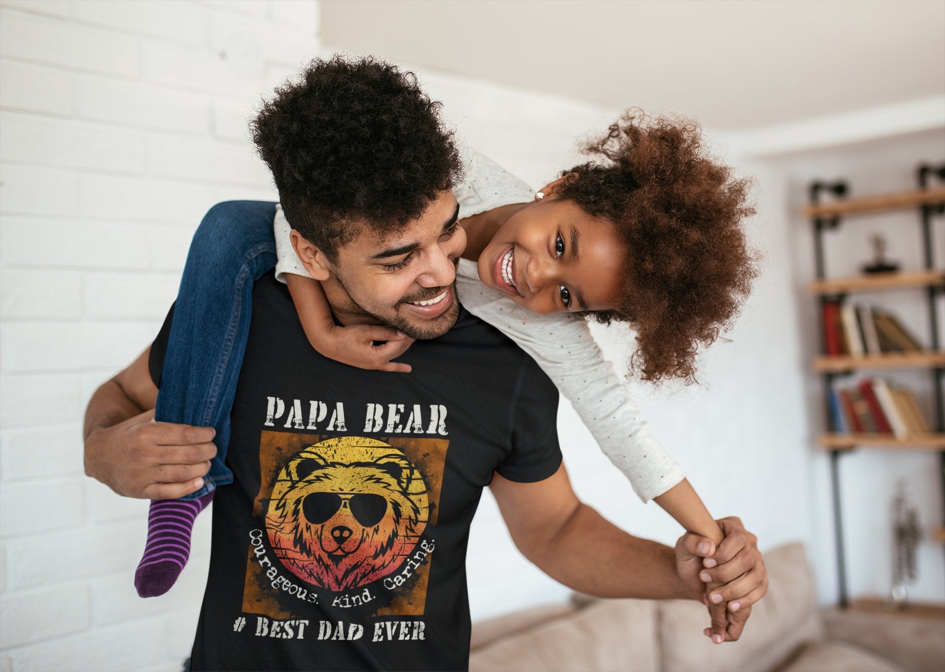 Best Dad Ever, Fathers Day t shirt, Pappa Bear graphic tee - Solei Designs