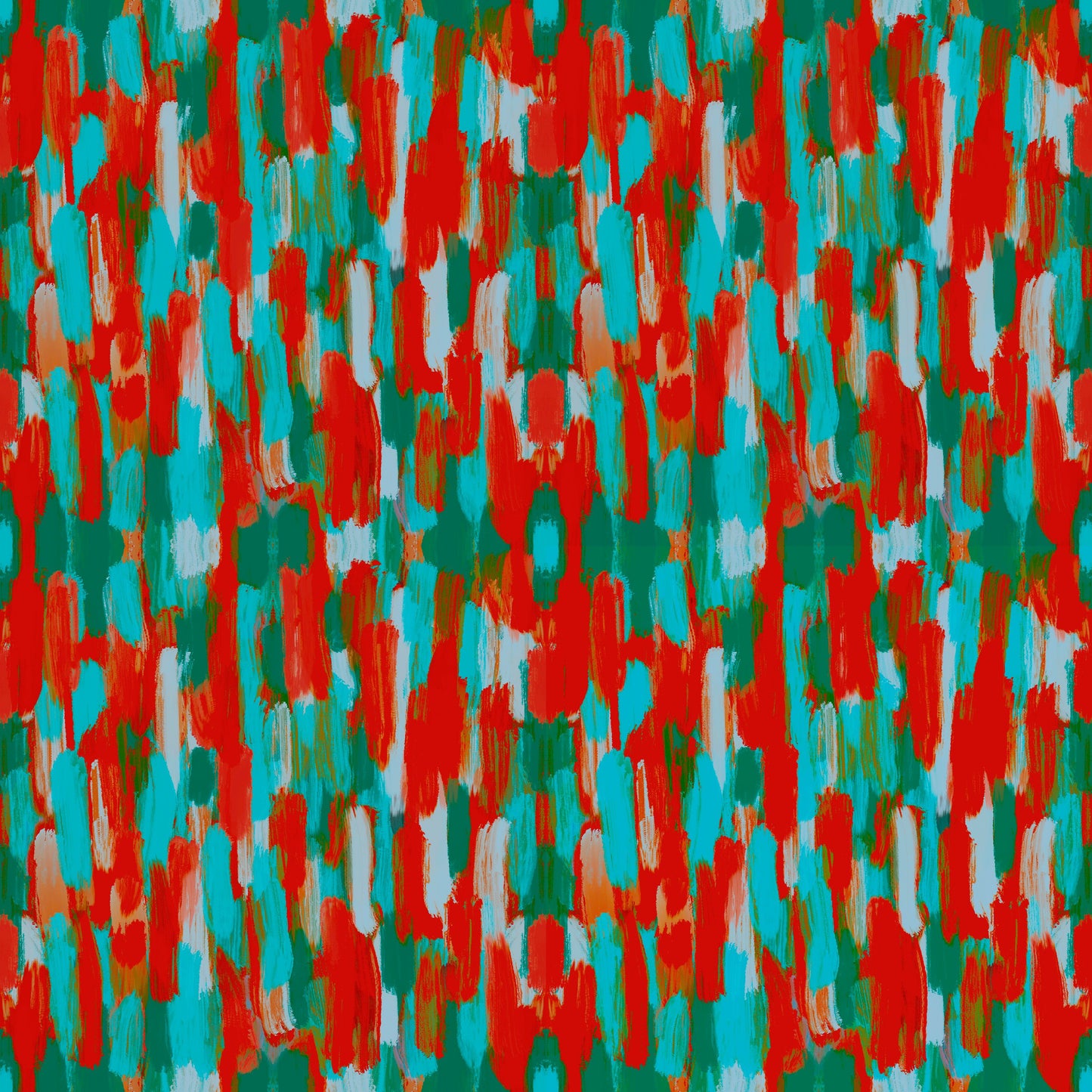 Cheerful florals collection - brushstrokes seamless repeating pattern - Solei Designs