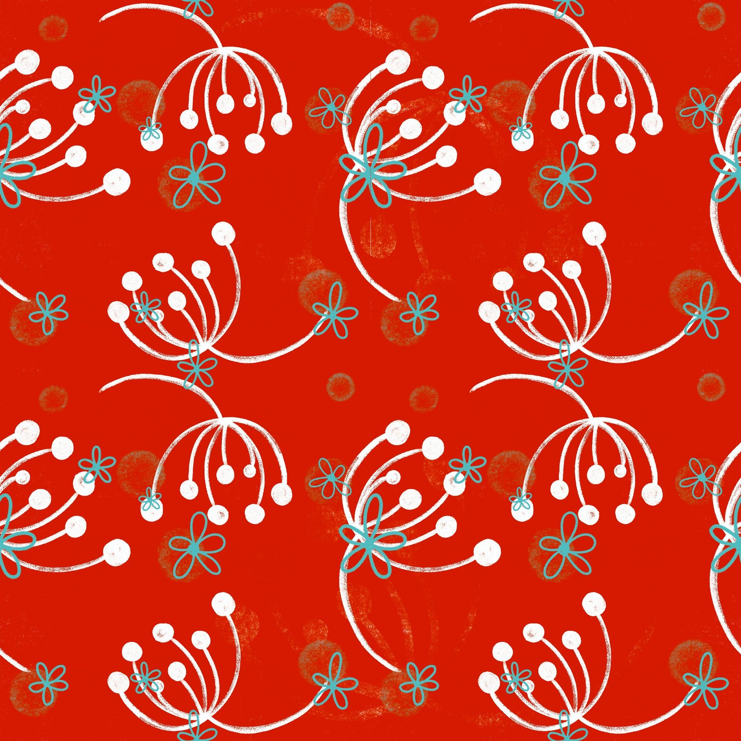 Cheerful Florals Seamless Pattern Collection - Solei Designs