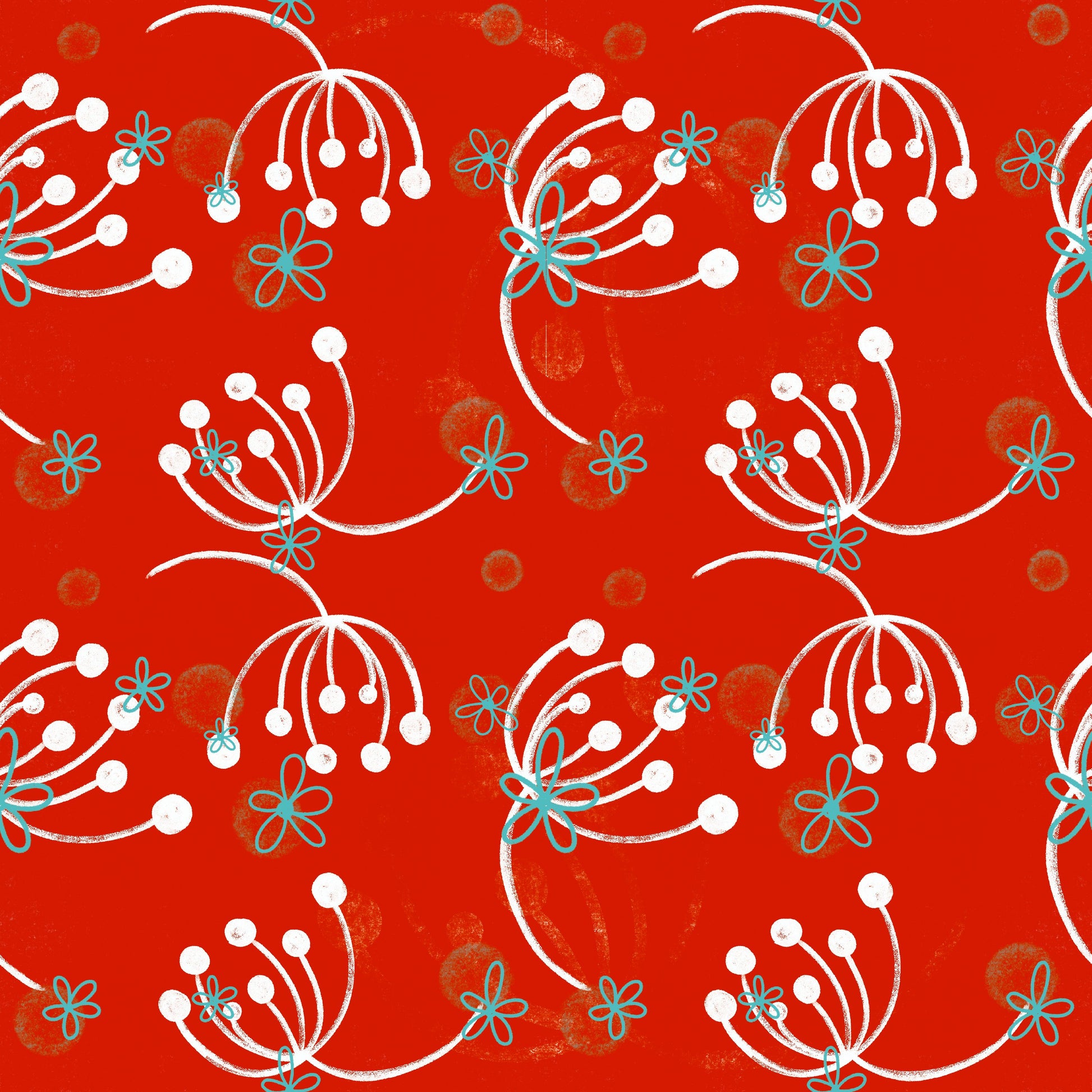 Cheerful Florals Seamless Pattern Collection - Solei Designs