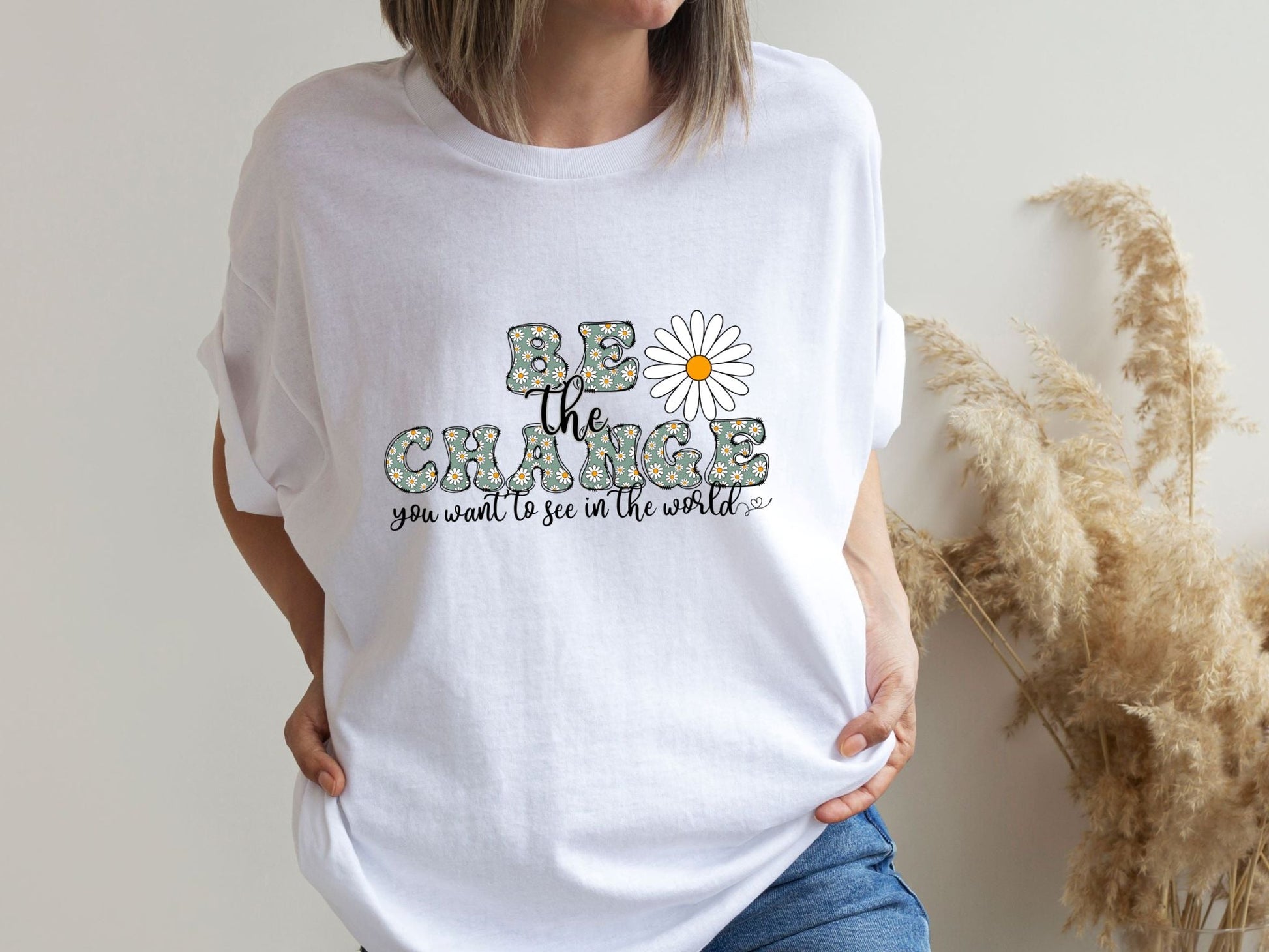 Cottagecore t shirt, gift for cottagecore art lovers, flowers, daisies, floral, inspirational t shirt, boho, vintage, hippie, gift for her - Solei Designs