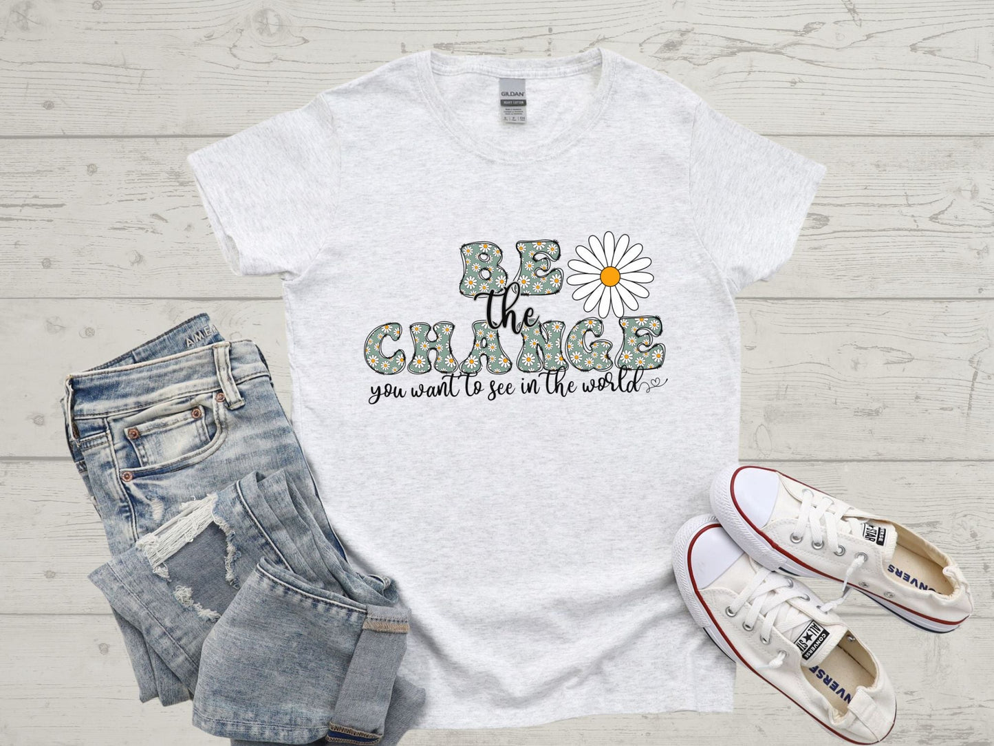 Cottagecore t shirt, gift for cottagecore art lovers, flowers, daisies, floral, inspirational t shirt, boho, vintage, hippie, gift for her - Solei Designs