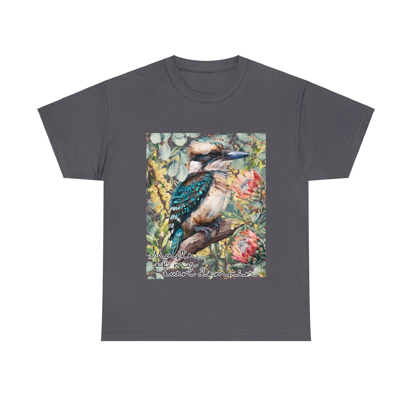 Kookaburra Kingfisher T Shirt, Made In Australia, Australian Birds, Australian native wildlife - Solei Designs