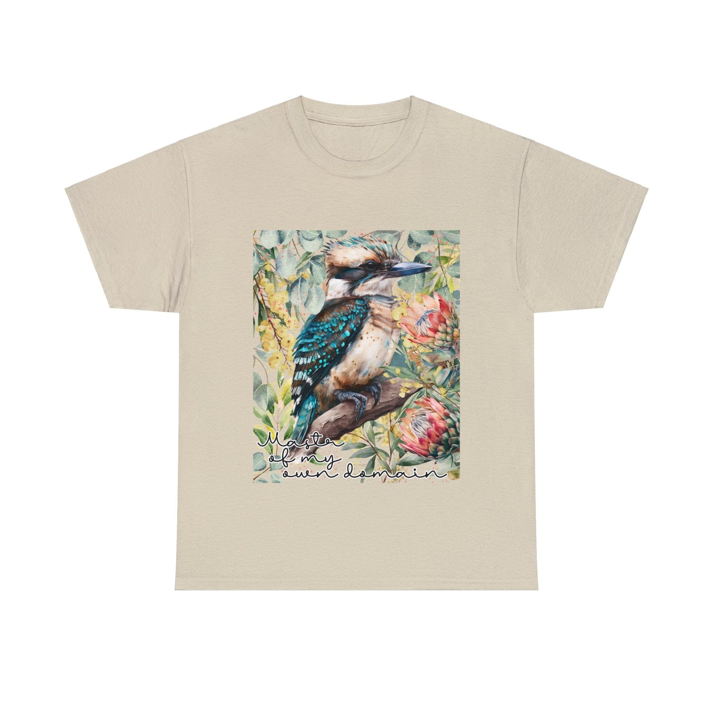 Kookaburra Kingfisher T Shirt, Made In Australia, Australian Birds, Australian native wildlife - Solei Designs