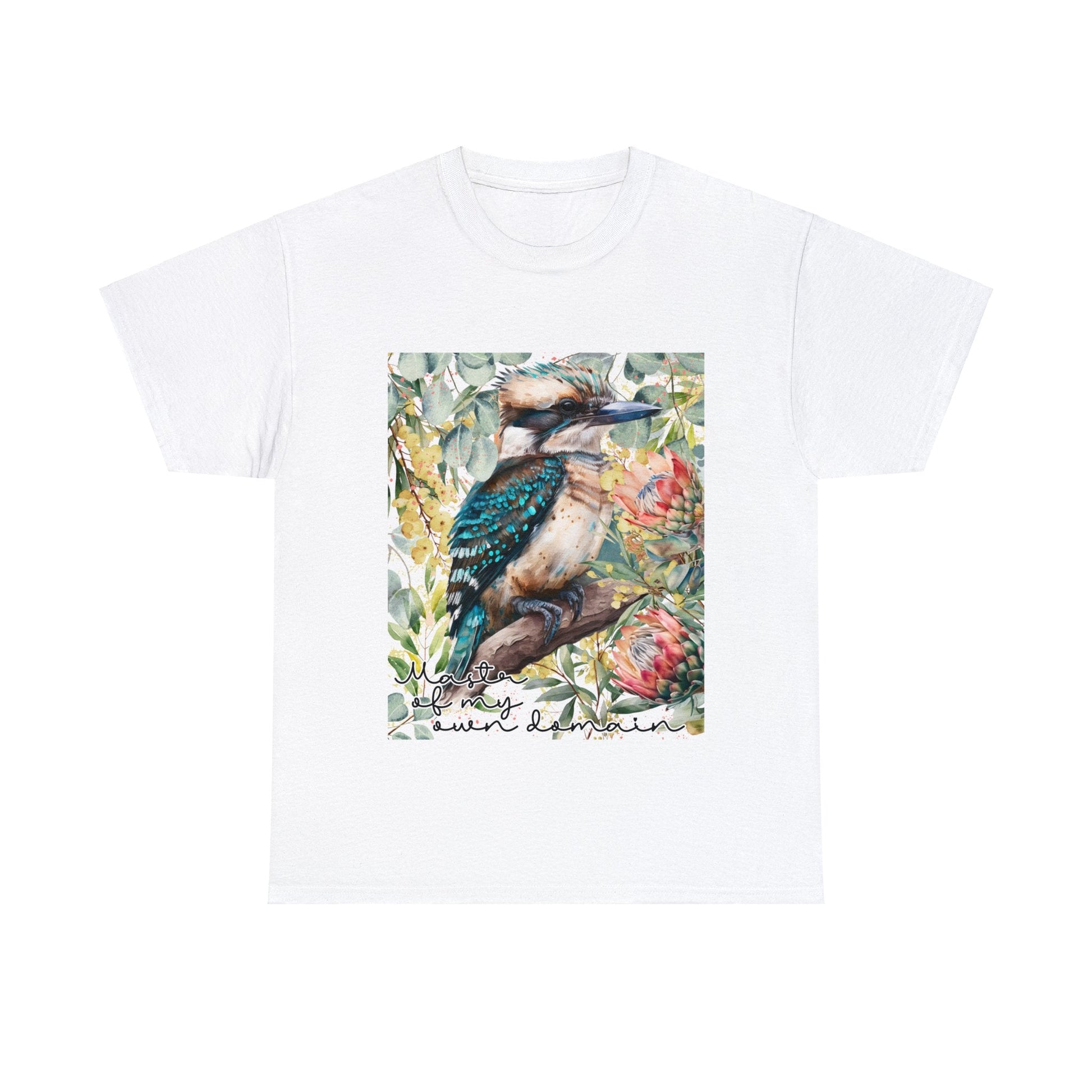 Kookaburra Kingfisher T Shirt, Made In Australia, Australian Birds, Australian native wildlife - Solei Designs